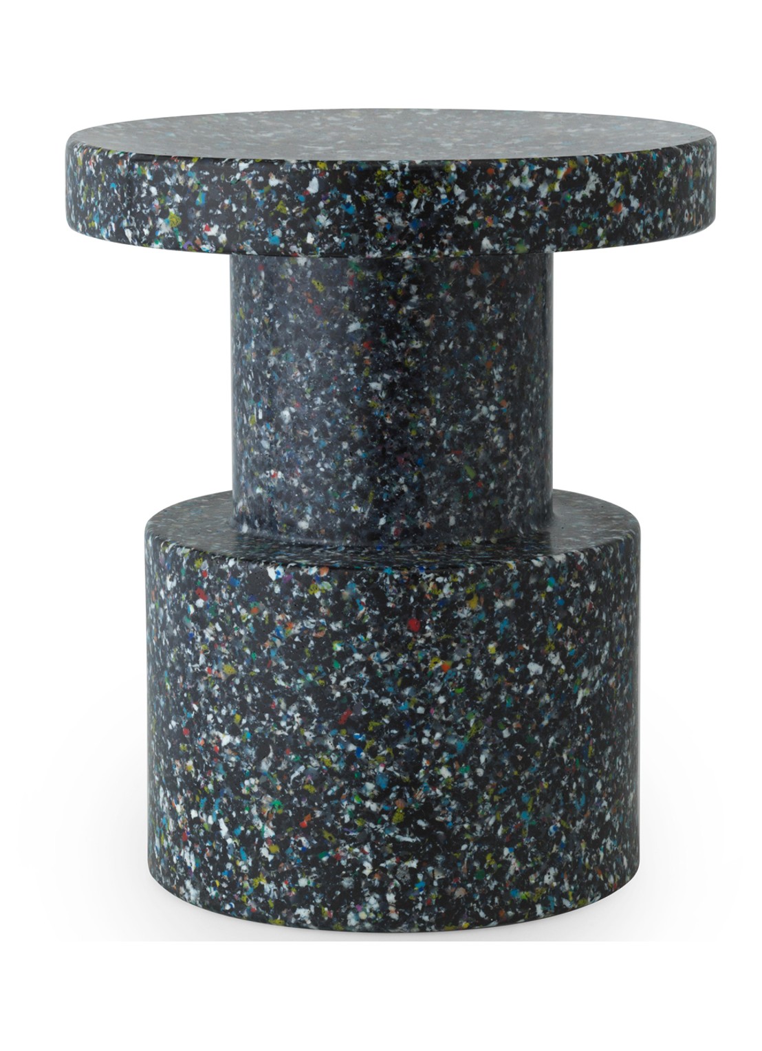Normann Copenhagen Bit Stool bijzettafel 42 cm - achterkant 5 zwart