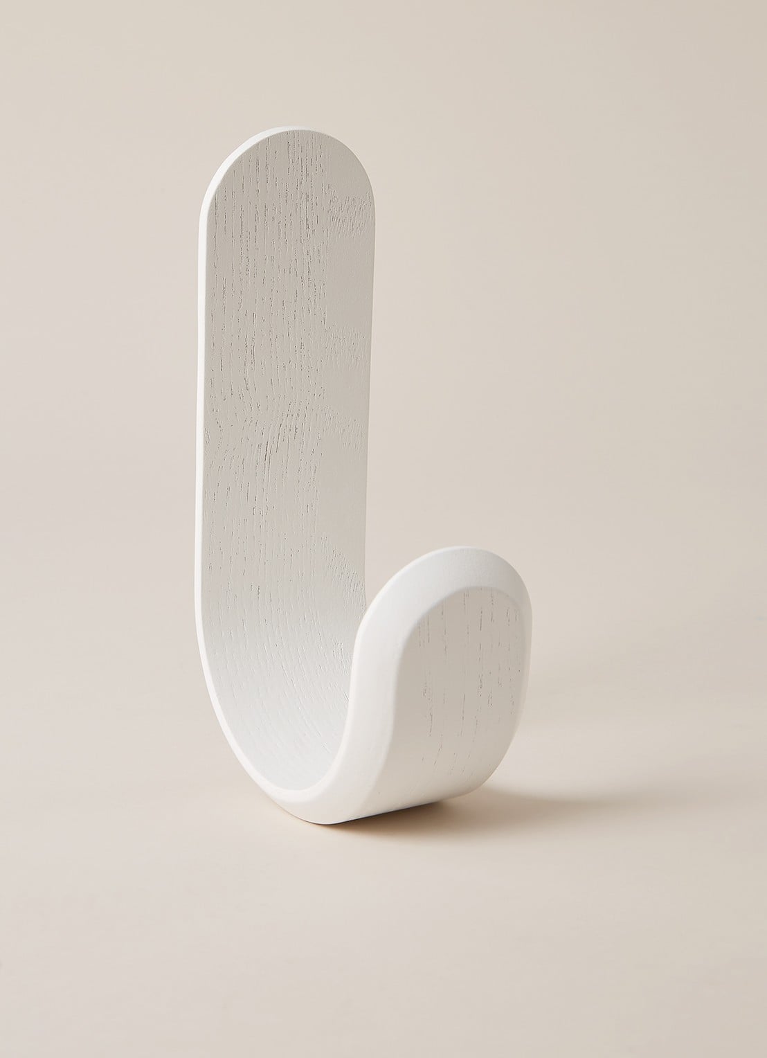 Normann Copenhagen Curve Hook wandhaak 18 cm - voorkant 2 wit