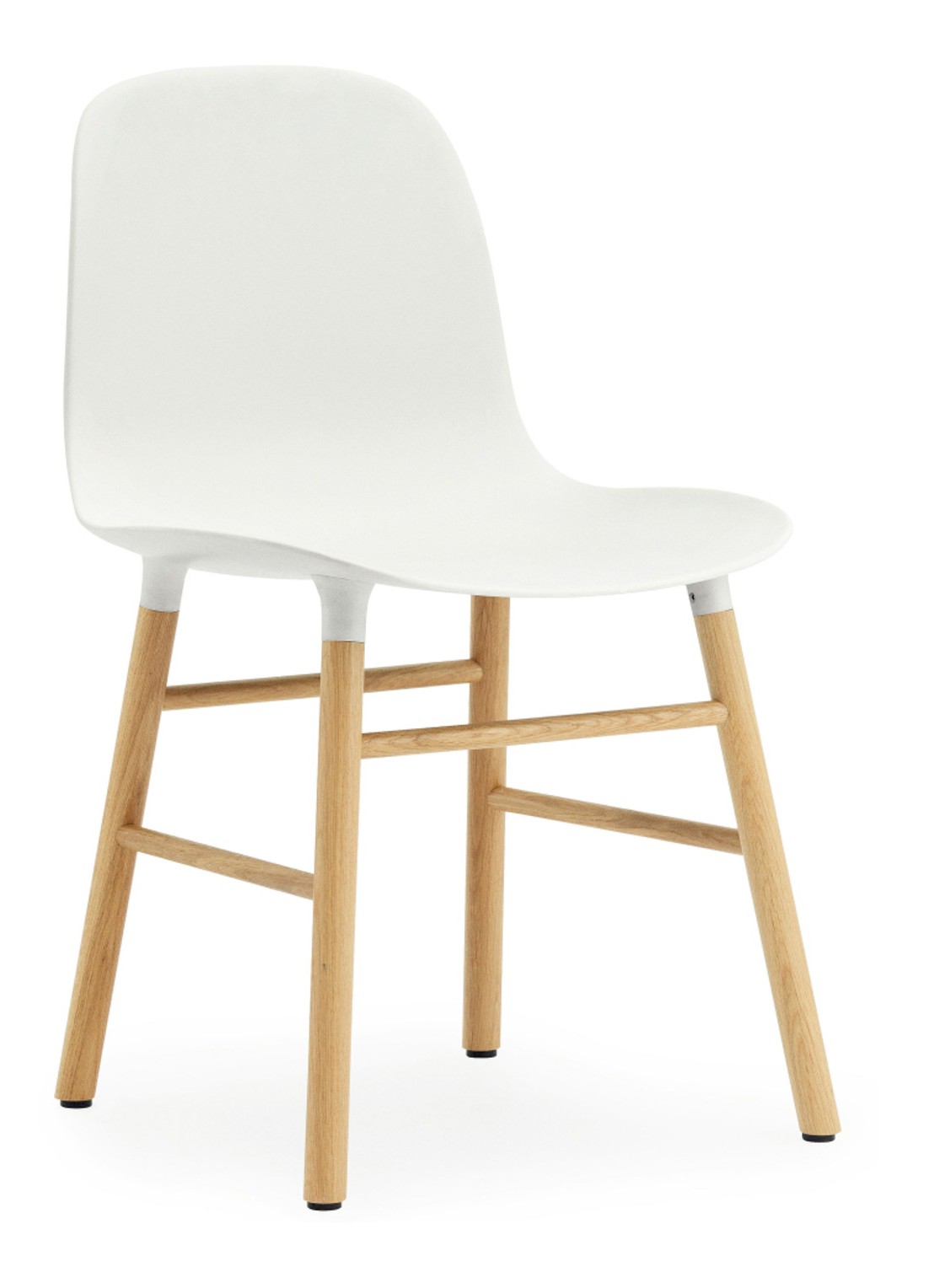 Normann Copenhagen Form Chair stoel - voorkant wit