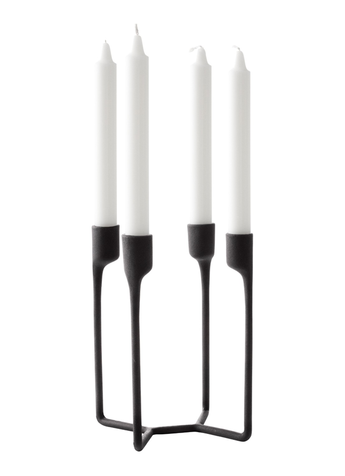 Normann Copenhagen Heima kandelaar 13 cm - detail 3 zwart