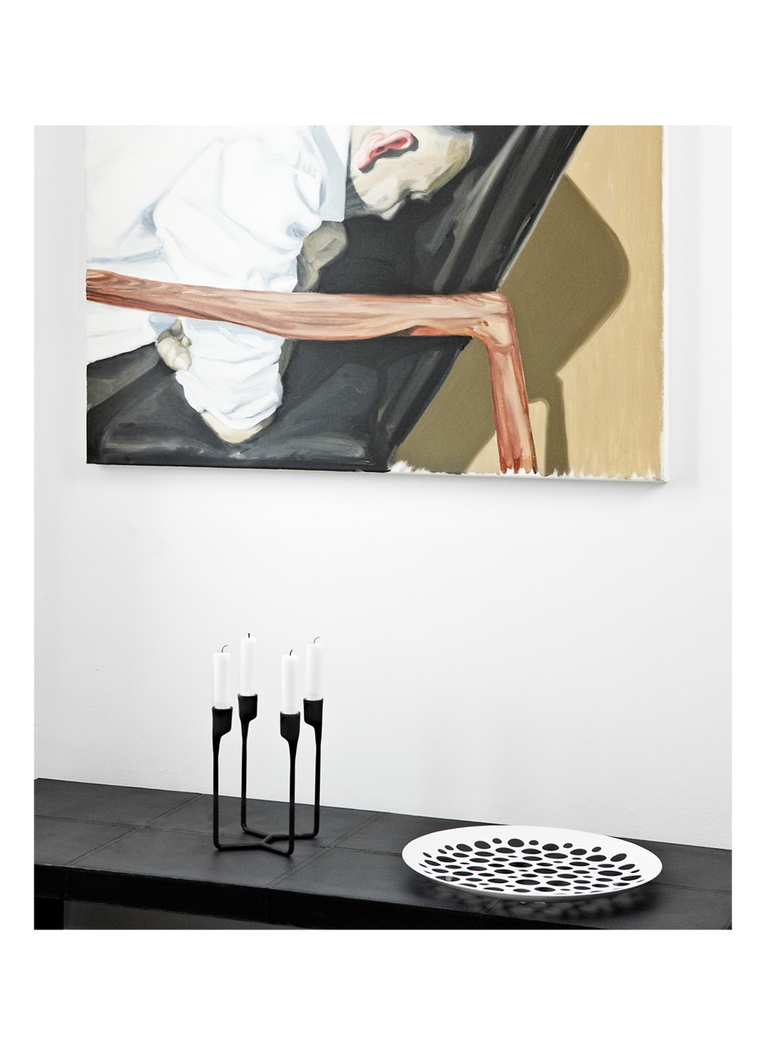 Normann Copenhagen Heima kandelaar 13 cm - detail 4 zwart