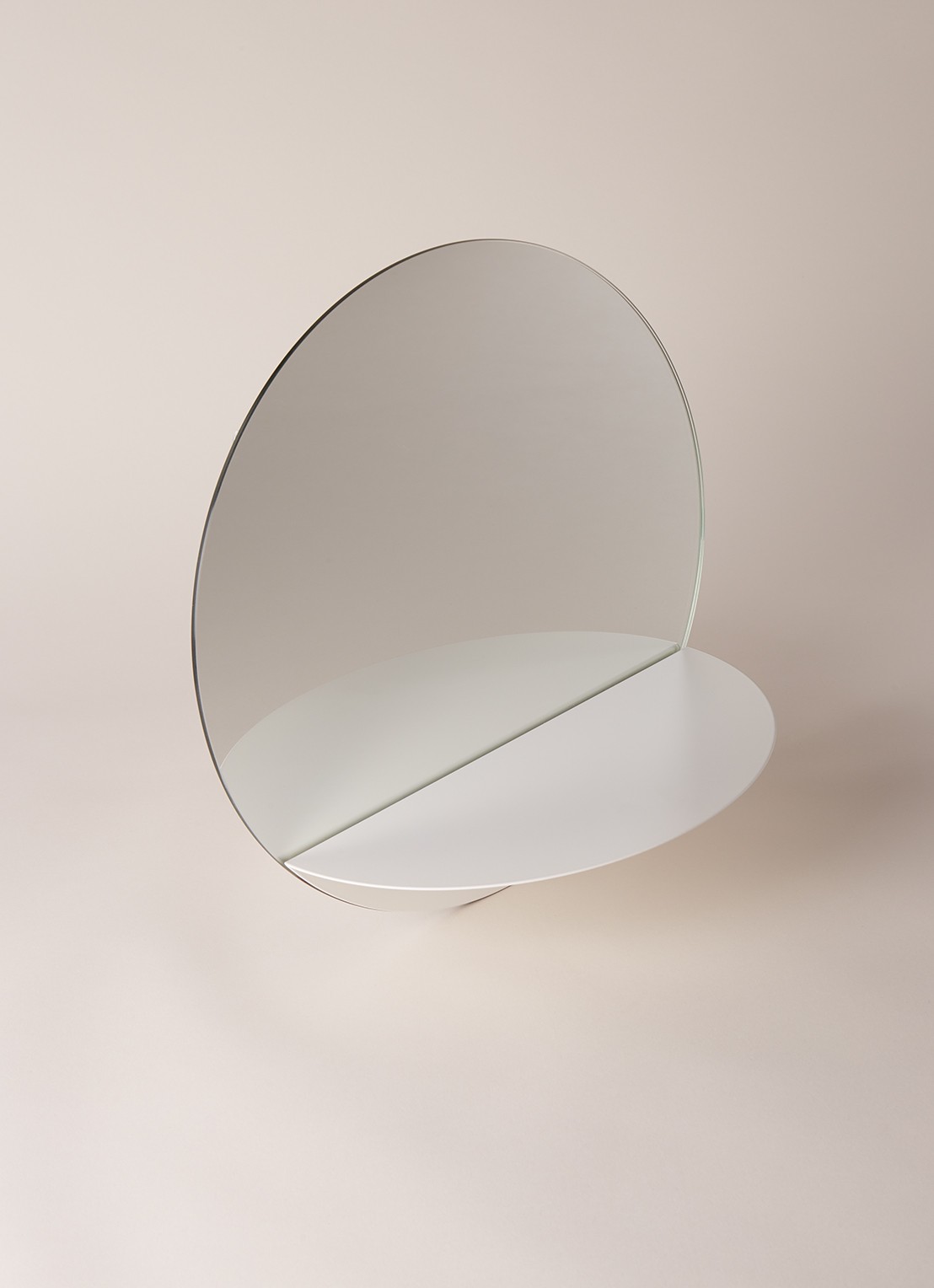 Normann Copenhagen Horizon ronde spiegel - voorkant 2 wit