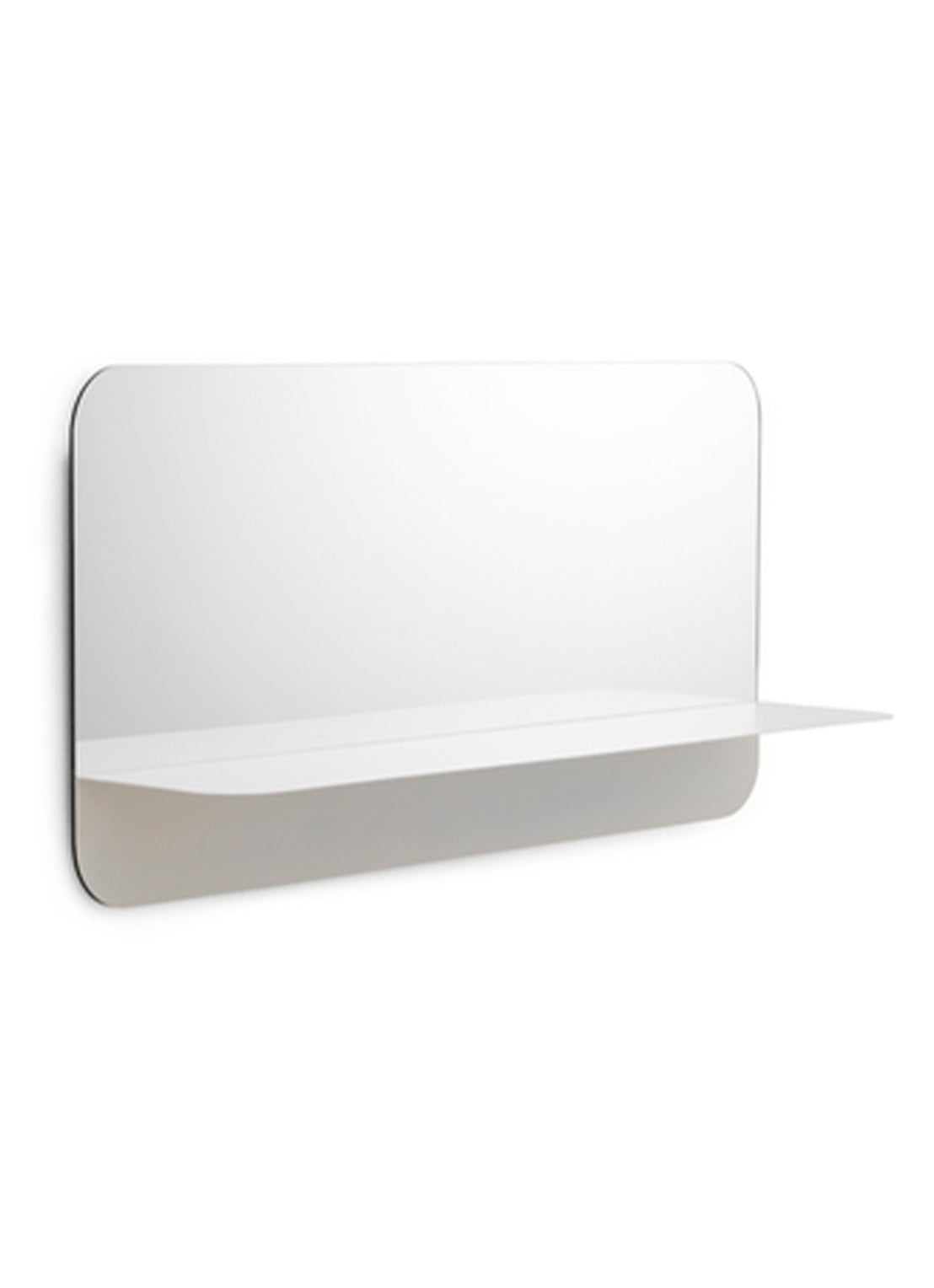 Normann Copenhagen Horizon wandspiegel 80 x 40 cm - voorkant wit