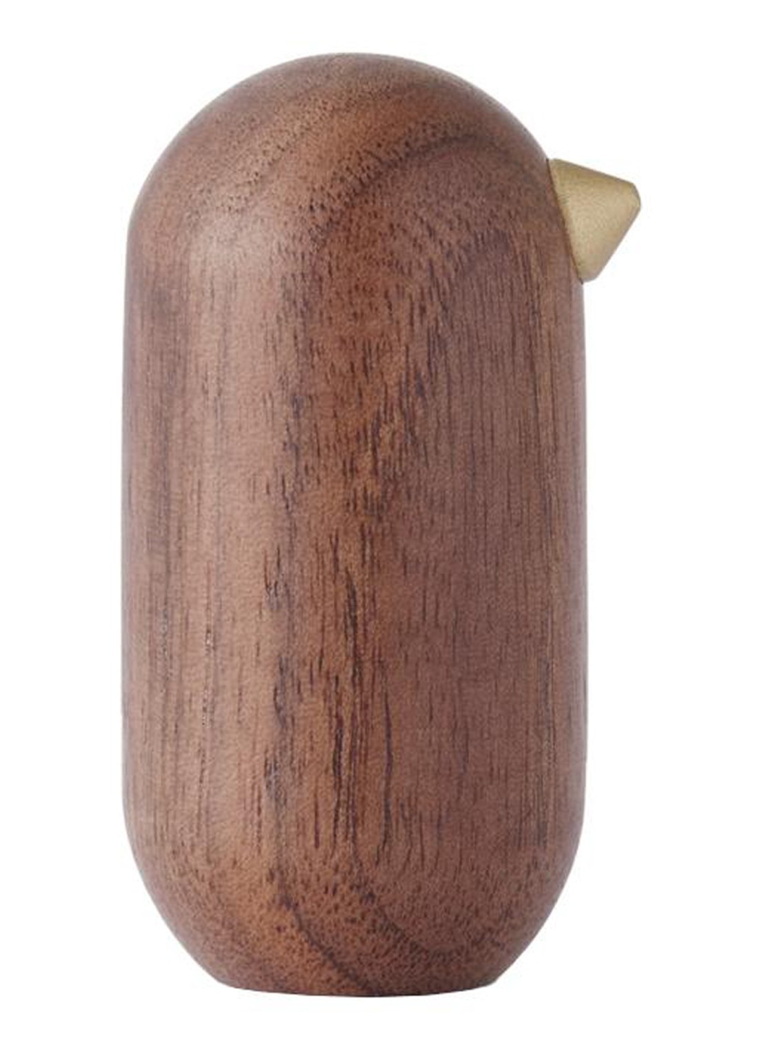 Normann Copenhagen Little Bird ornament 5 cm - voorkant bruin