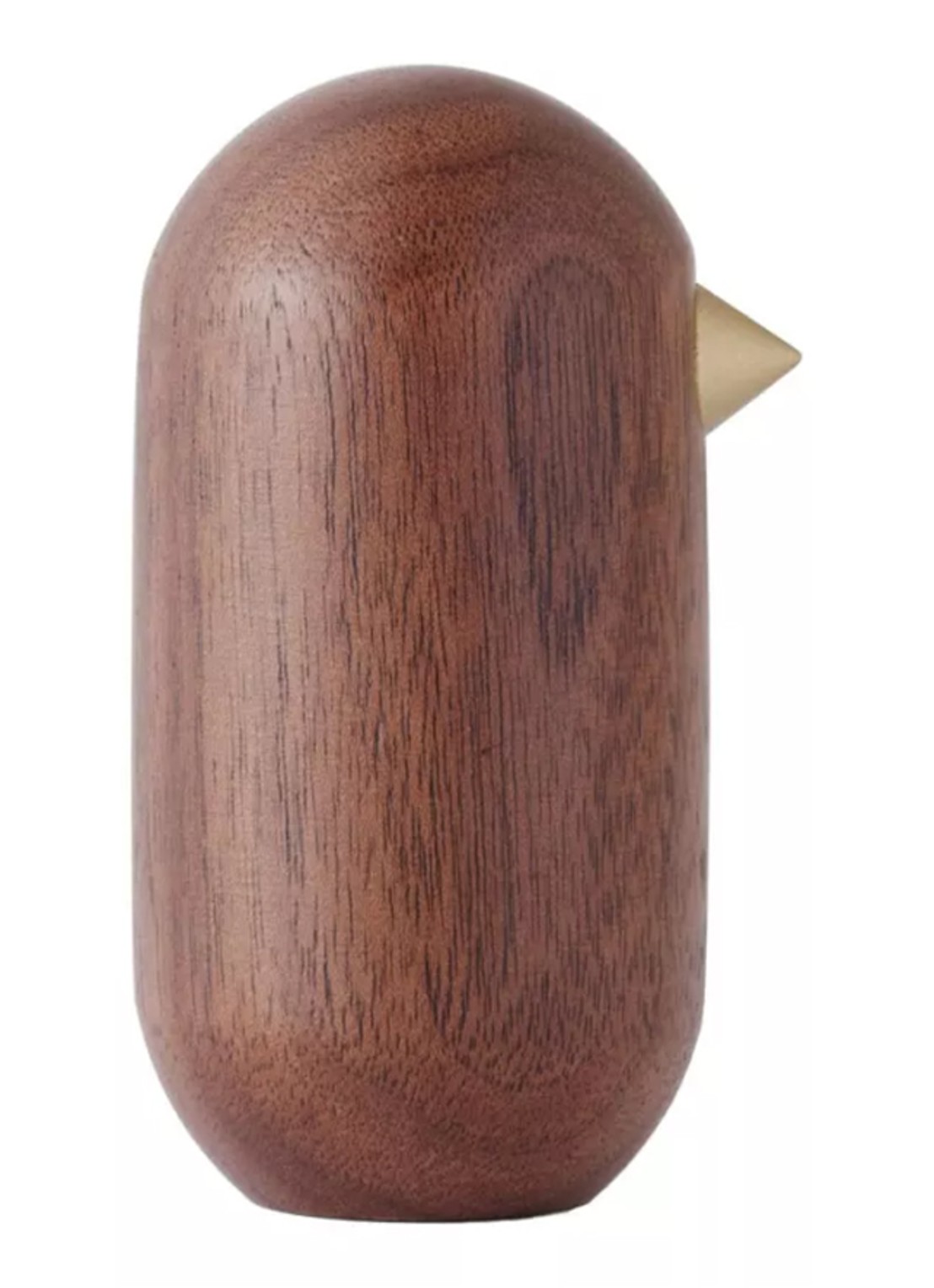 Normann Copenhagen Little Bird ornament 7 cm  - voorkant bruin