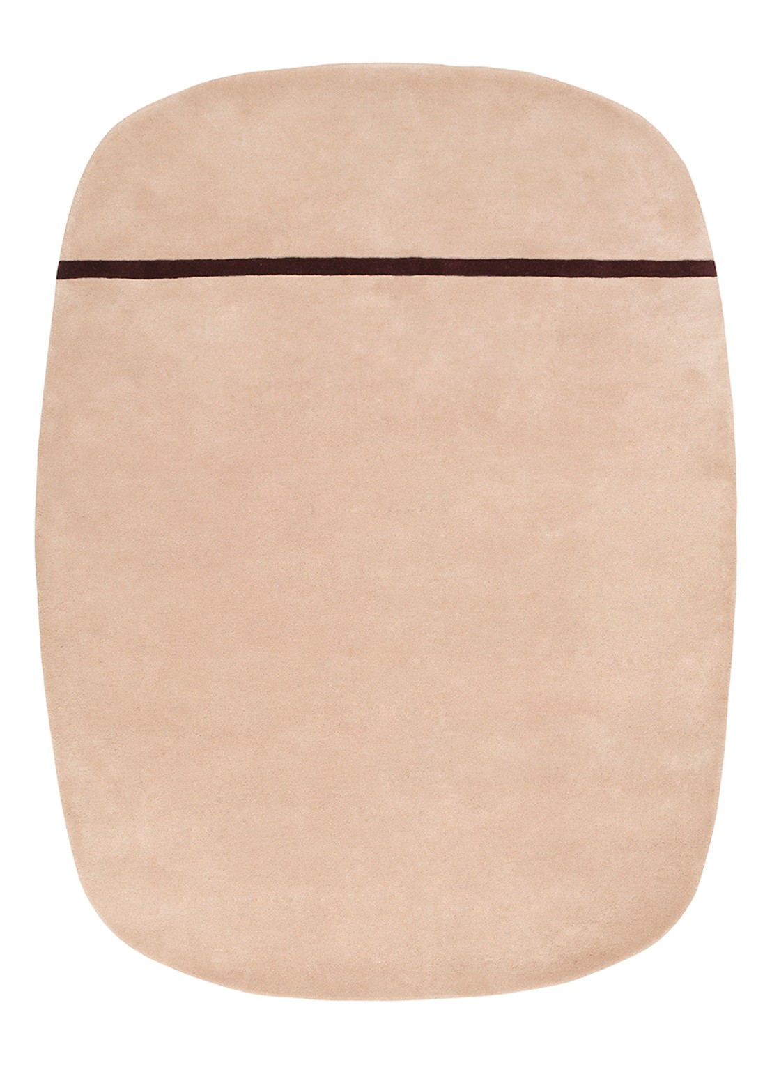 Normann Copenhagen Oona vloerkleed 240x175 - voorkant roze