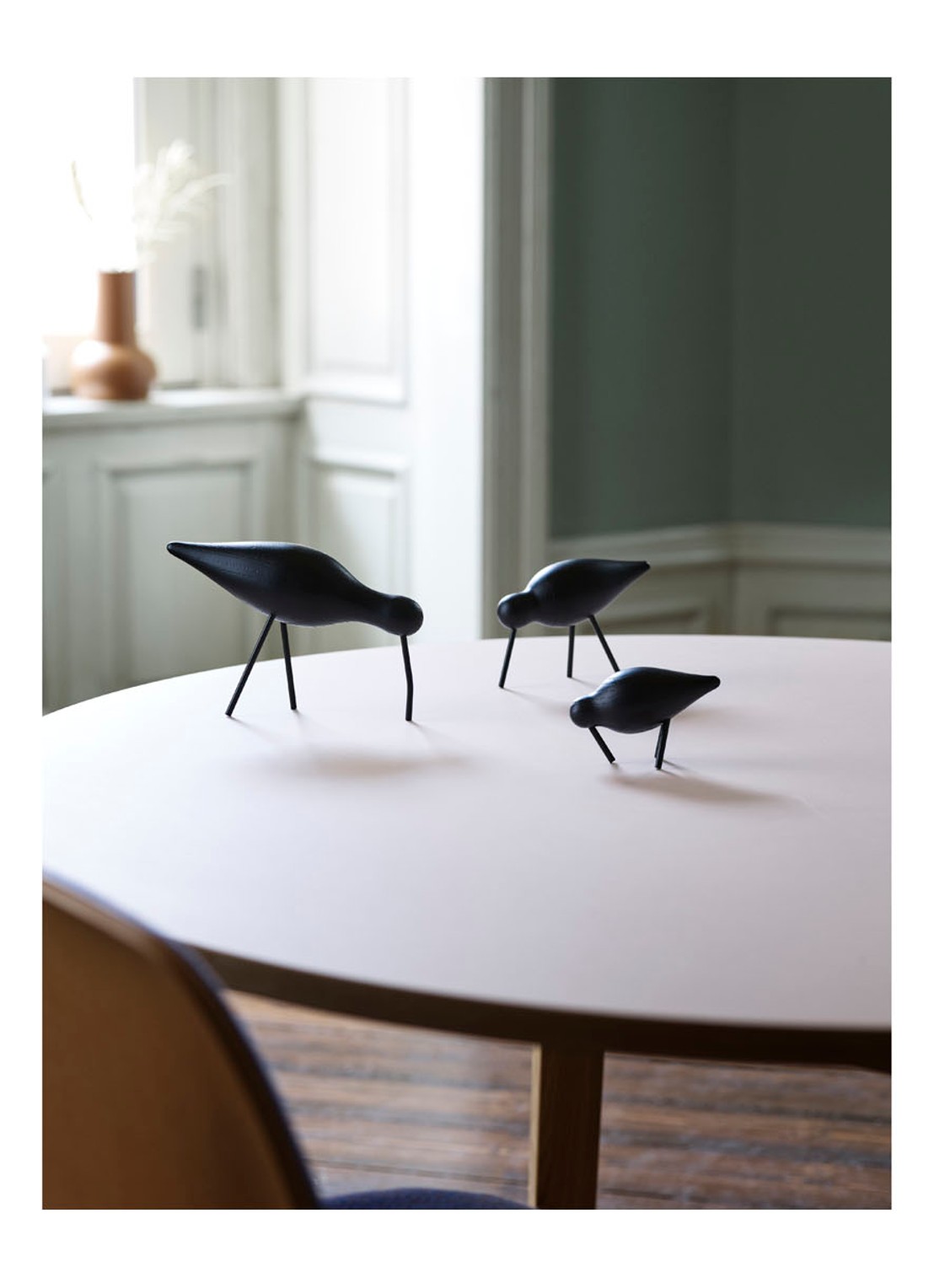 Normann Copenhagen Shorebird 11 cm  - voorkant 2 zwart