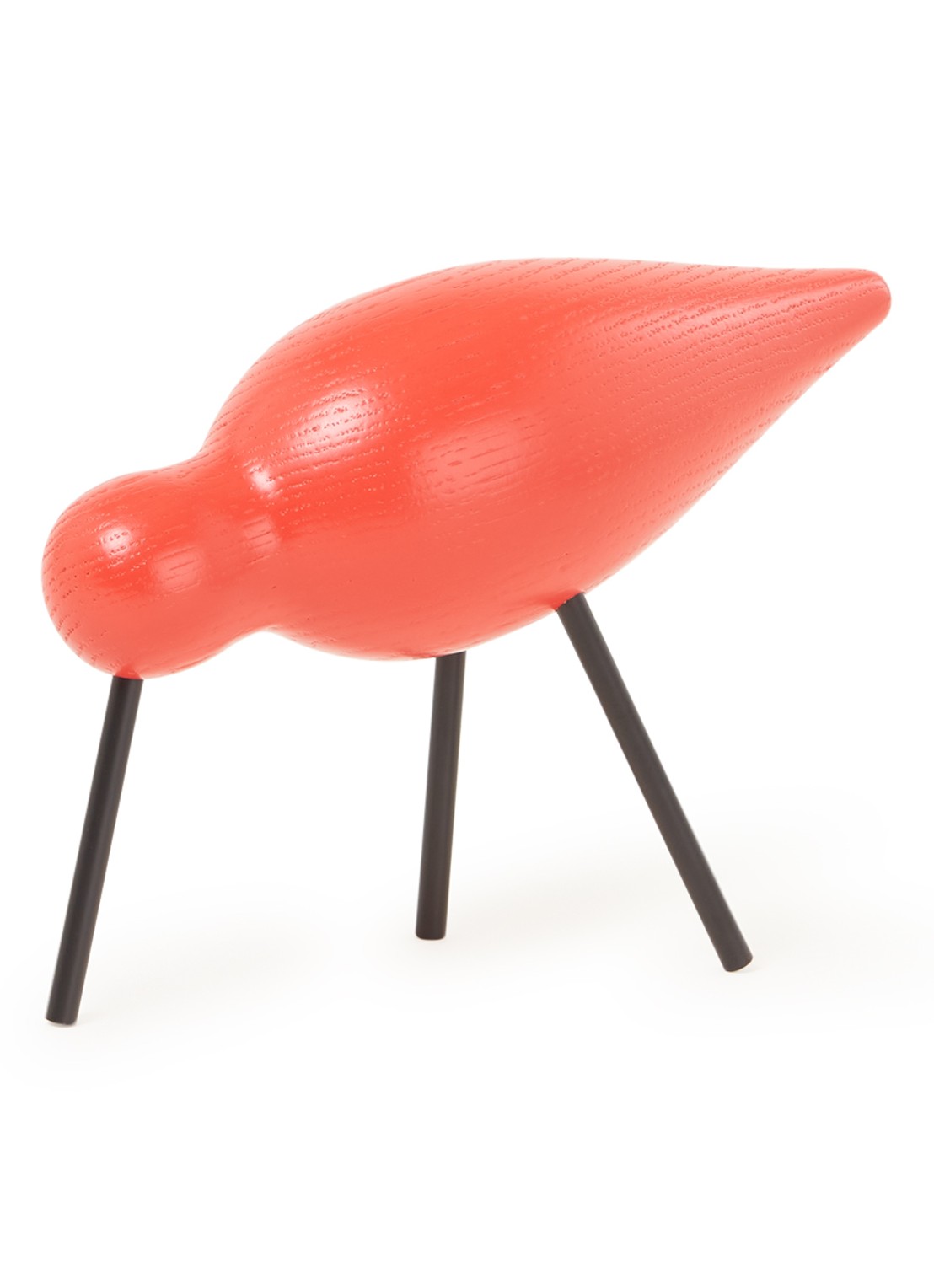 Normann Copenhagen Shorebird Medium 11 cm  - voorkant steenrood