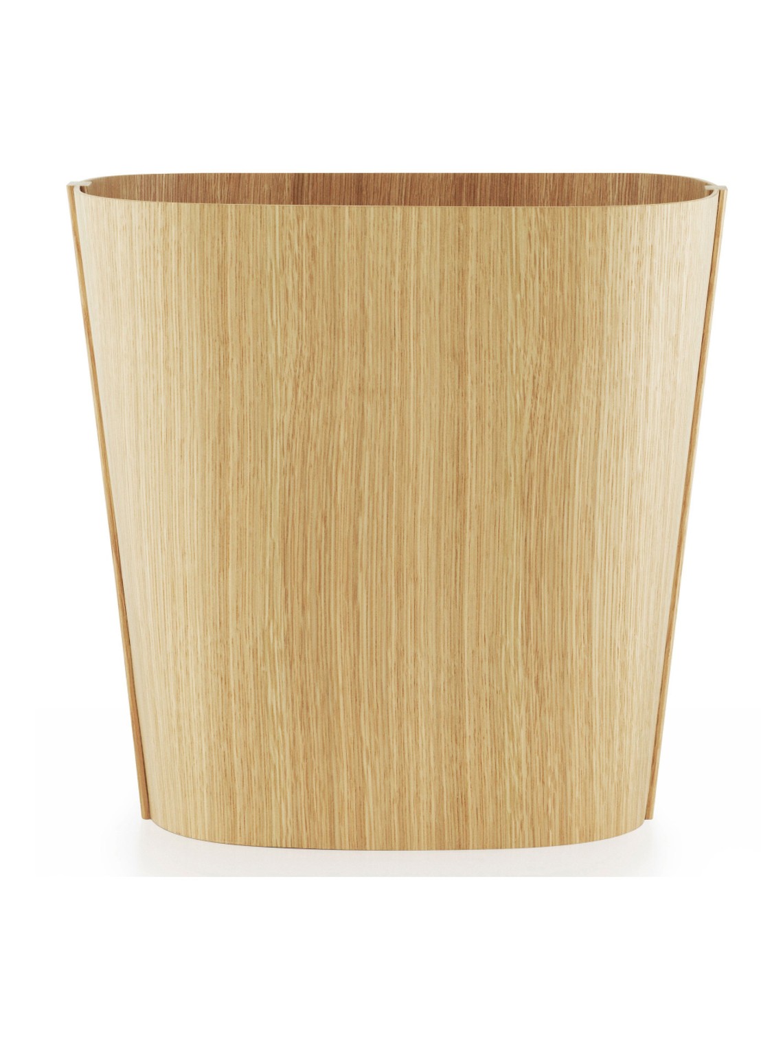 Normann Copenhagen Tales of Wood prullenbak  - voorkant bruin