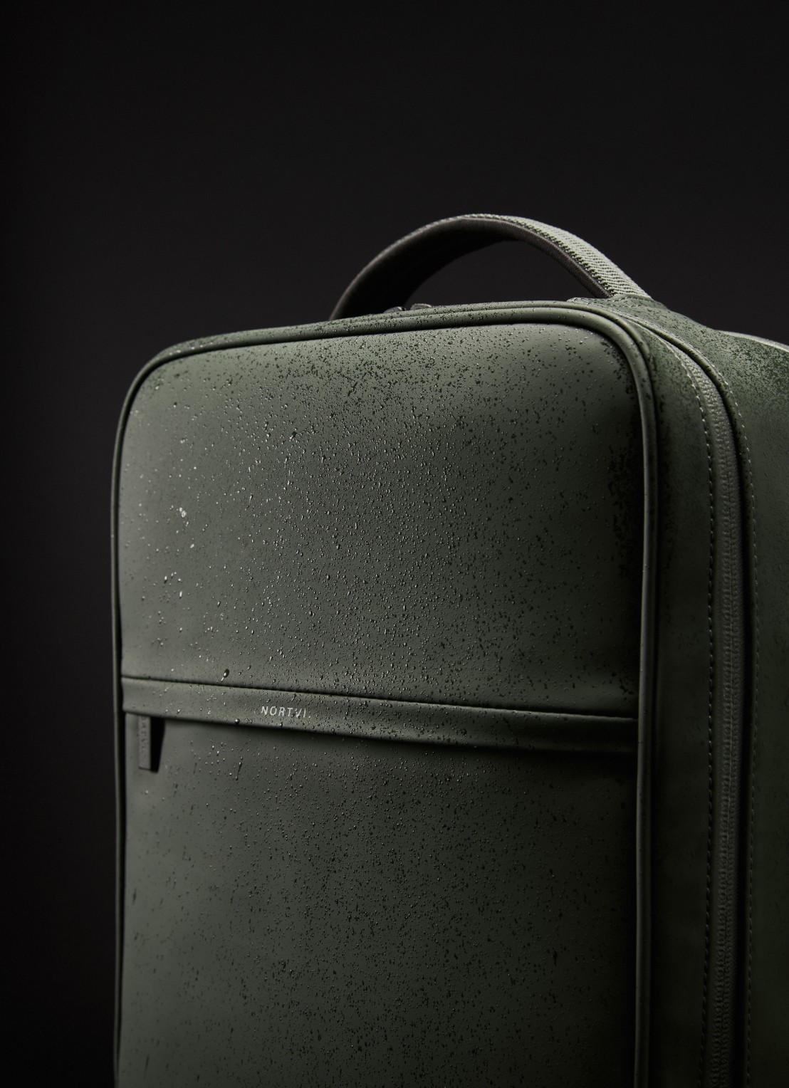 Nortvi Active rugzak met 14 inch laptopvak - detail 3 rainforest green / donkergroen