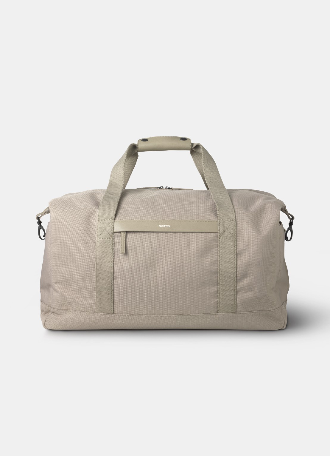 Nortvi Large weekendtas  - voorkant clay / taupe