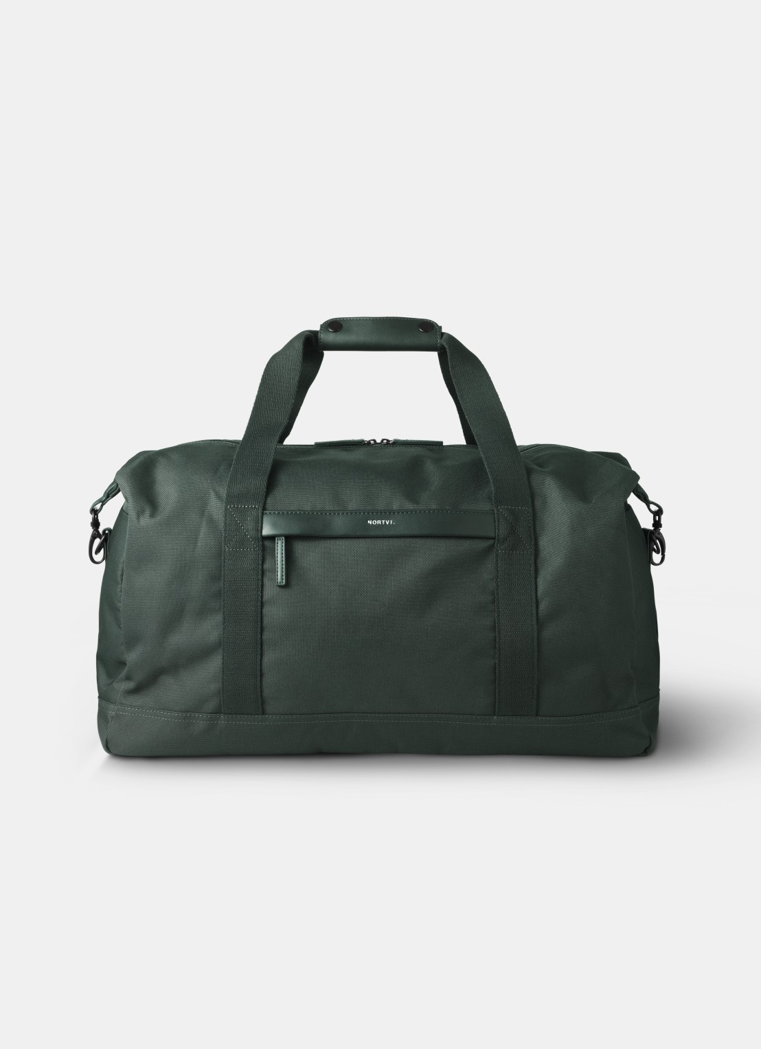 Nortvi Large weekendtas - voorkant rainforest green / donkergroen