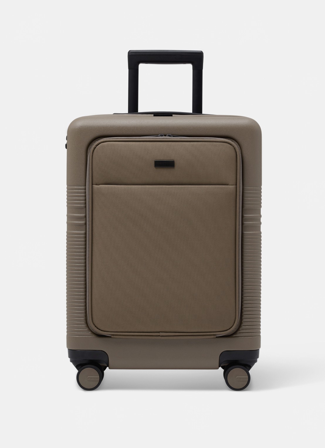 Nortvi Spinner met laptopvak 55 cm - voorkant clay / taupe