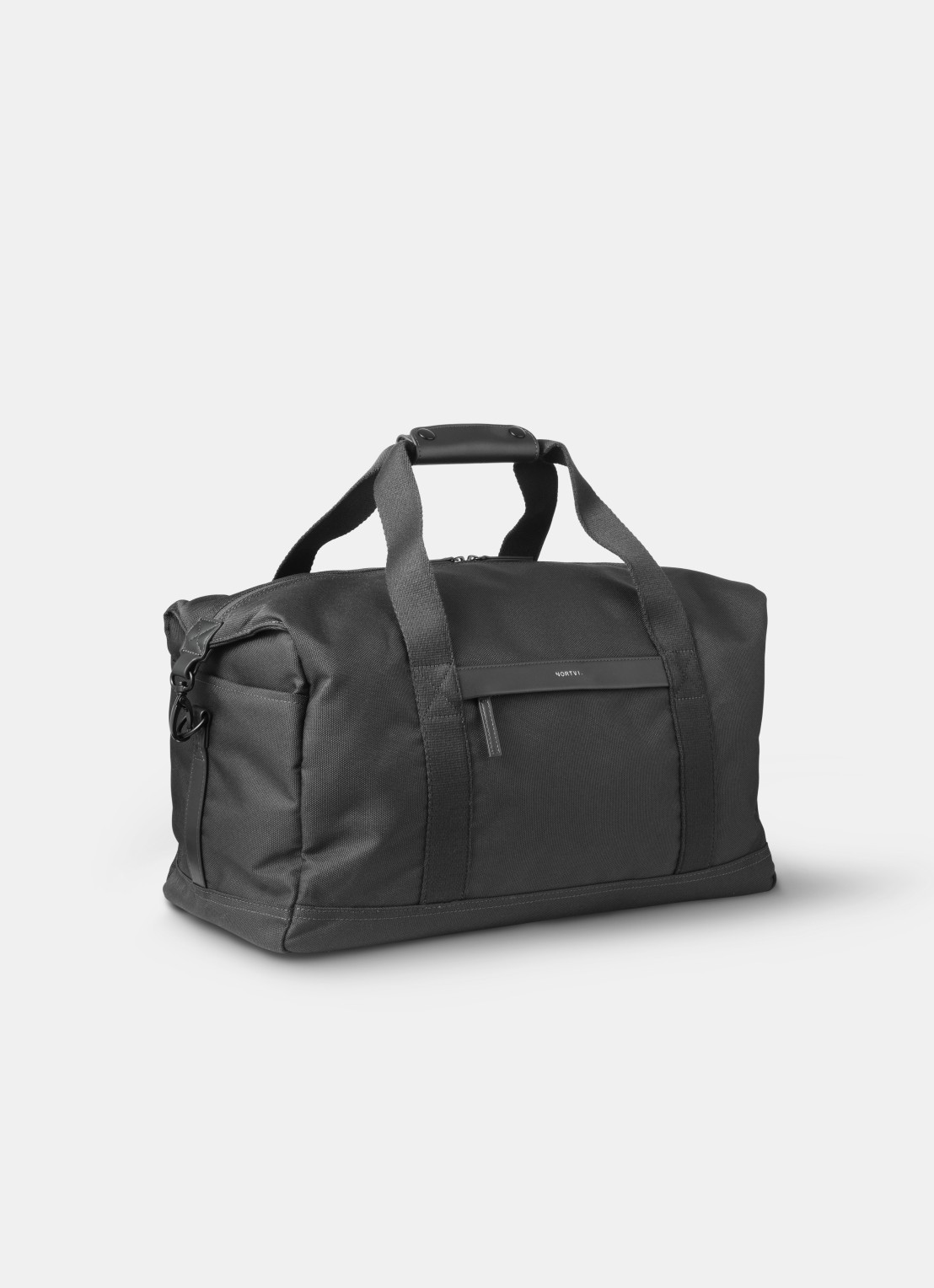 Nortvi Weekendtas met logo - voorkant 2 midnight black / zwart