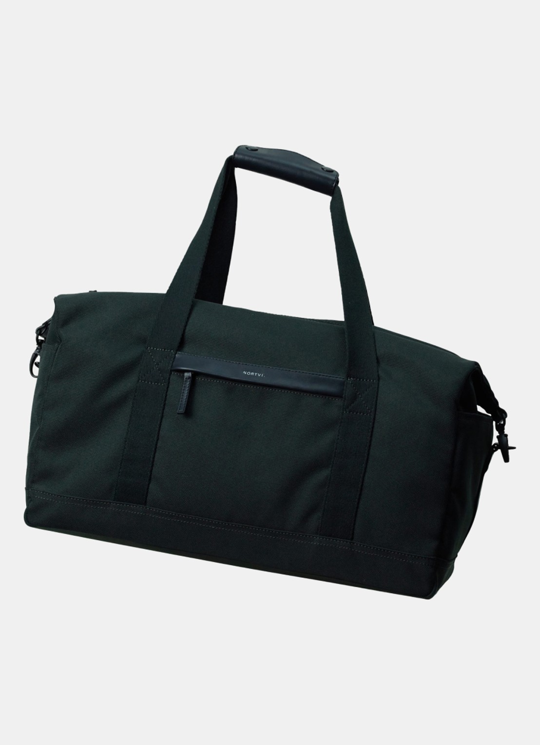 Nortvi Weekendtas met logo - voorkant rainforest green / donkergroen