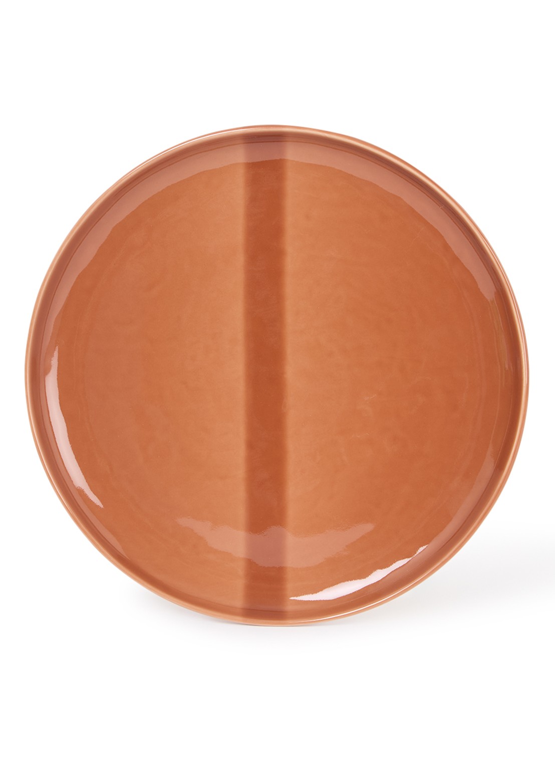 Nosse Ceramics Svelte dinerbord 27 cm - voorkant roodbruin