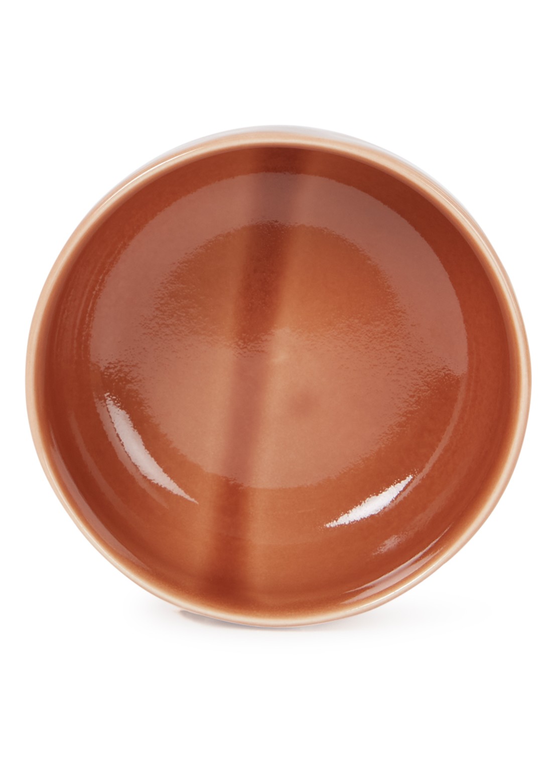 Nosse Ceramics Svelte kom 12 cm - voorkant roodbruin