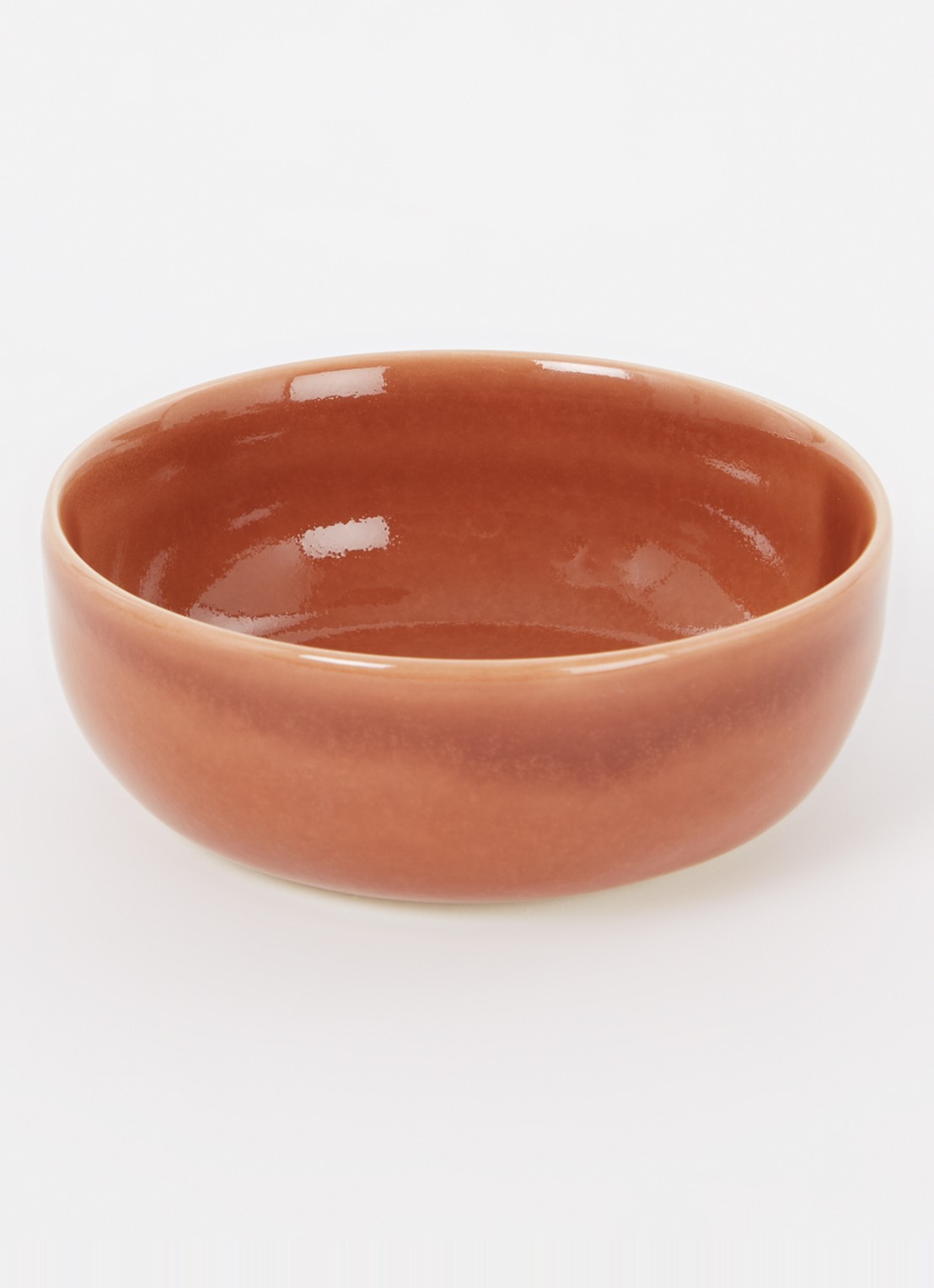 Nosse Ceramics Svelte kom 12 cm - voorkant 2 roodbruin