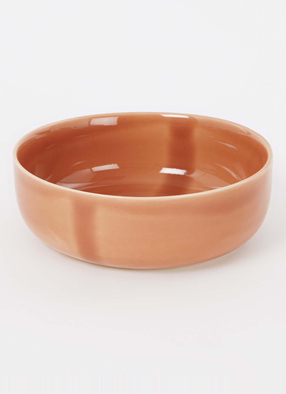 Nosse Ceramics Svelte kom 15 cm - voorkant 2 roodbruin
