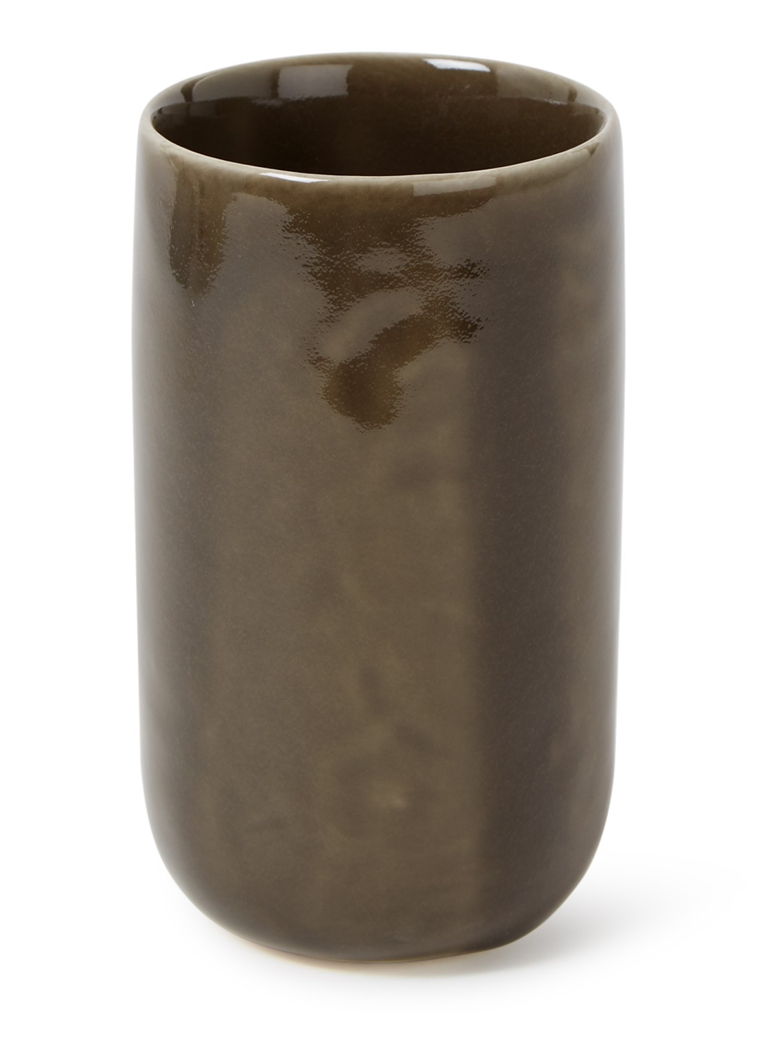 Nosse Ceramics Svelte kopje 33 cl - voorkant olijfgroen