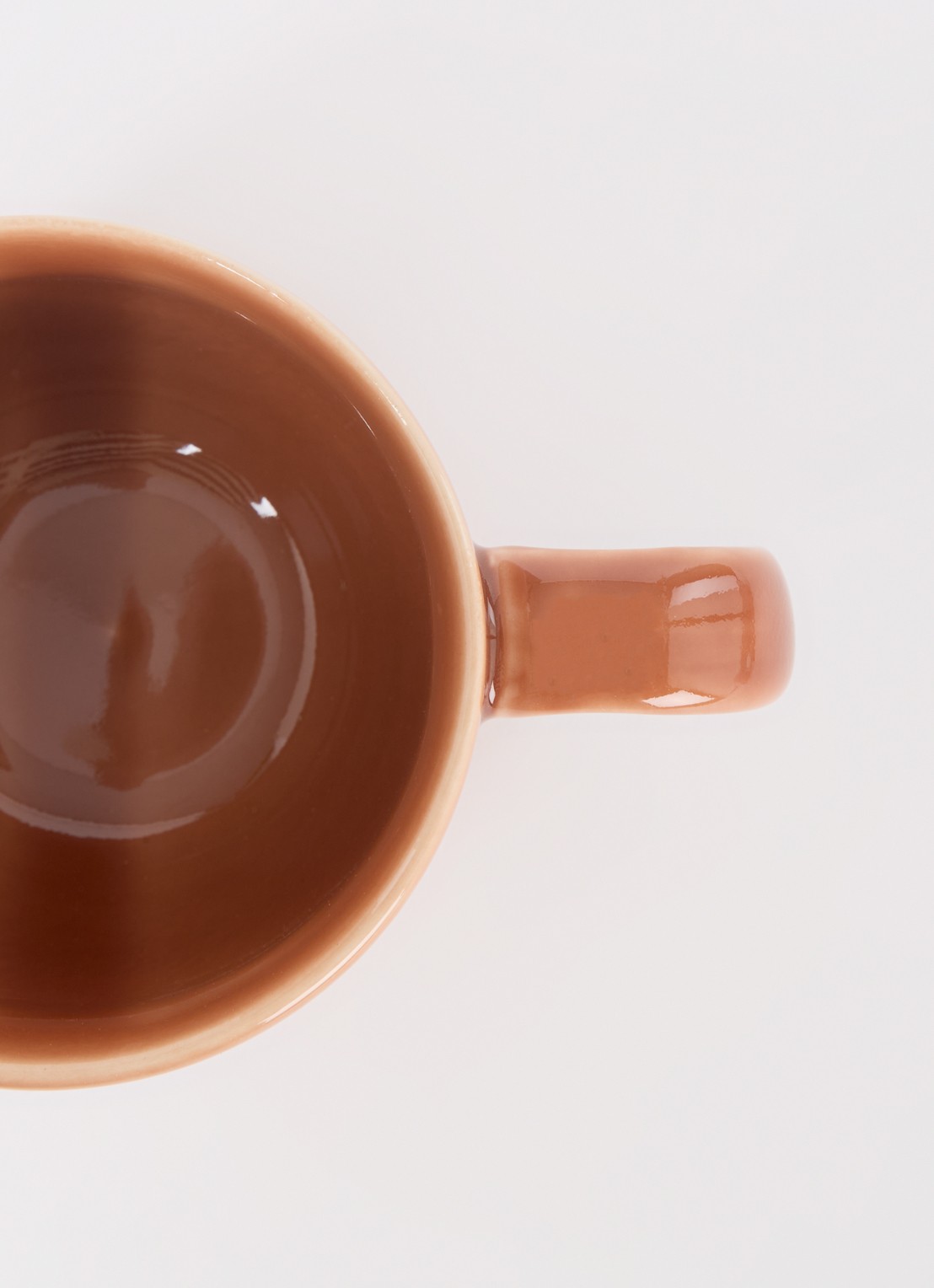 Nosse Ceramics Svelte mok 37 cl - voorkant 2 roodbruin