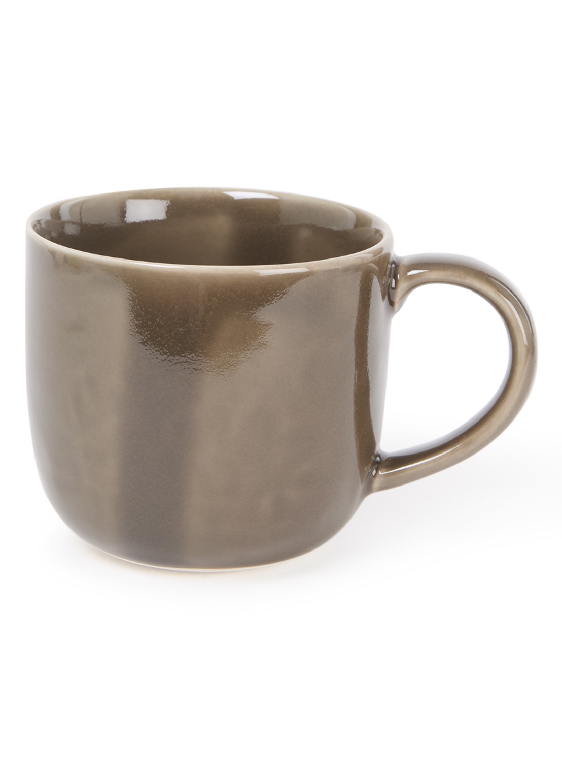 Nosse Ceramics Svelte mok 37 cl - voorkant olijfgroen