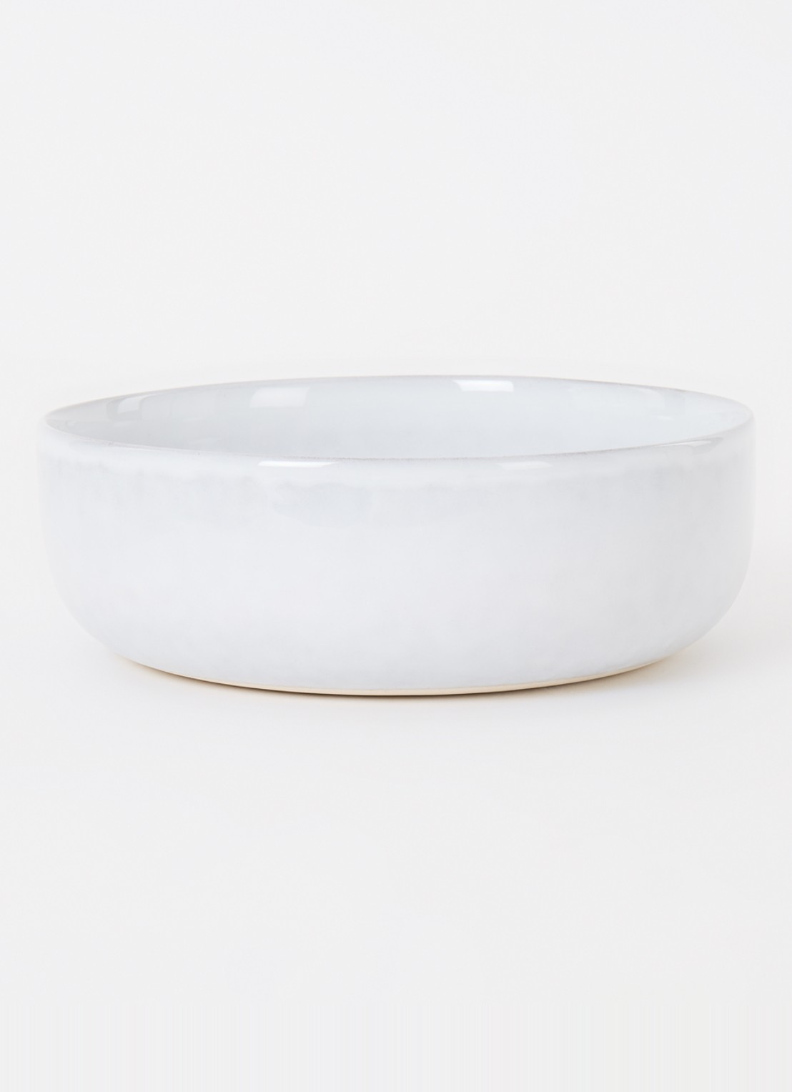 Nosse Ceramics Svelte serveerschaal 23 cm - voorkant 2 lichtgrijs