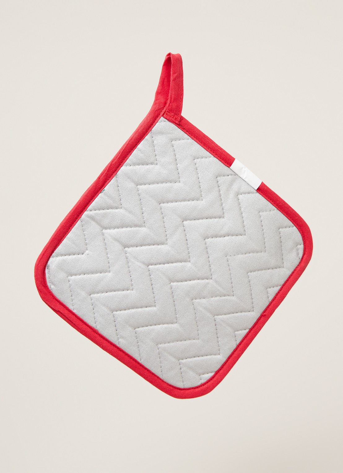 Now Designs Caliente Red Pepper pannenlap - detail 3 steenrood