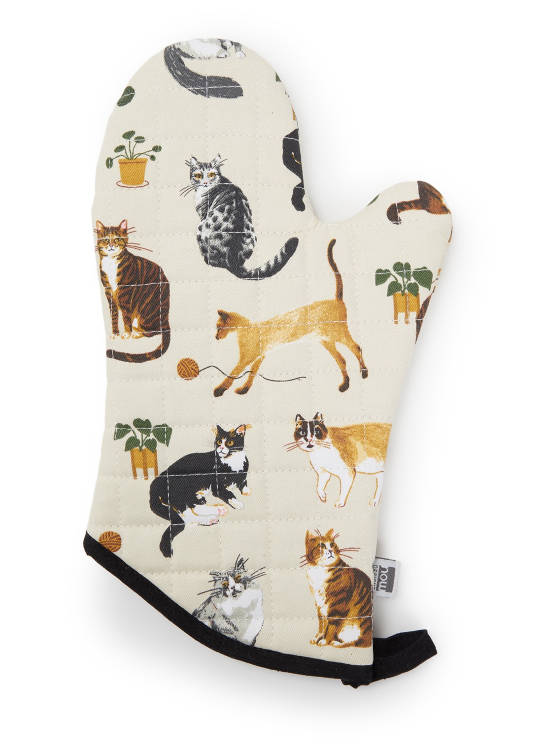 Now Designs Cat Collective ovenwant - voorkant beige