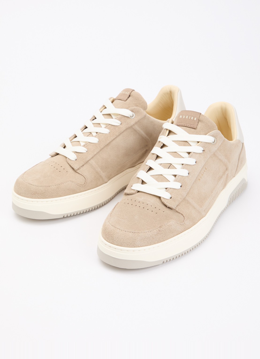 Nubikk Basket Cole sneaker van suède - detail 2 beige
