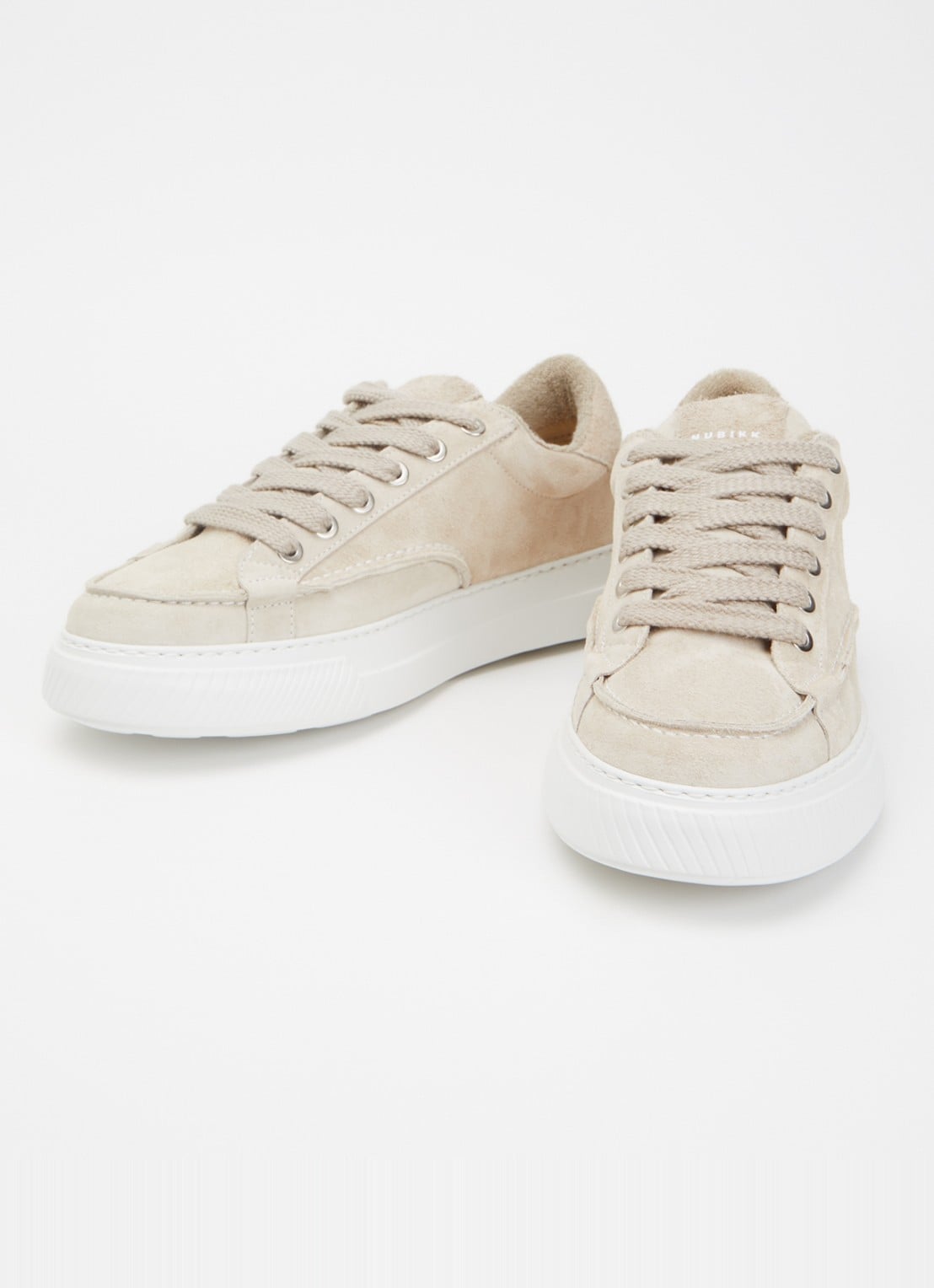 Nubikk Caldera Tora sneaker van suède - detail 4 beige