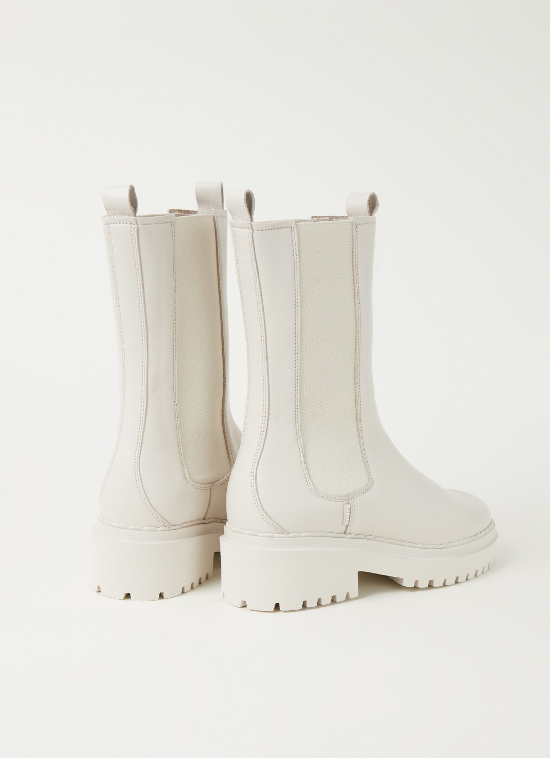 Nubikk Fae Adams chelsea boot van leer - detail 4 zand