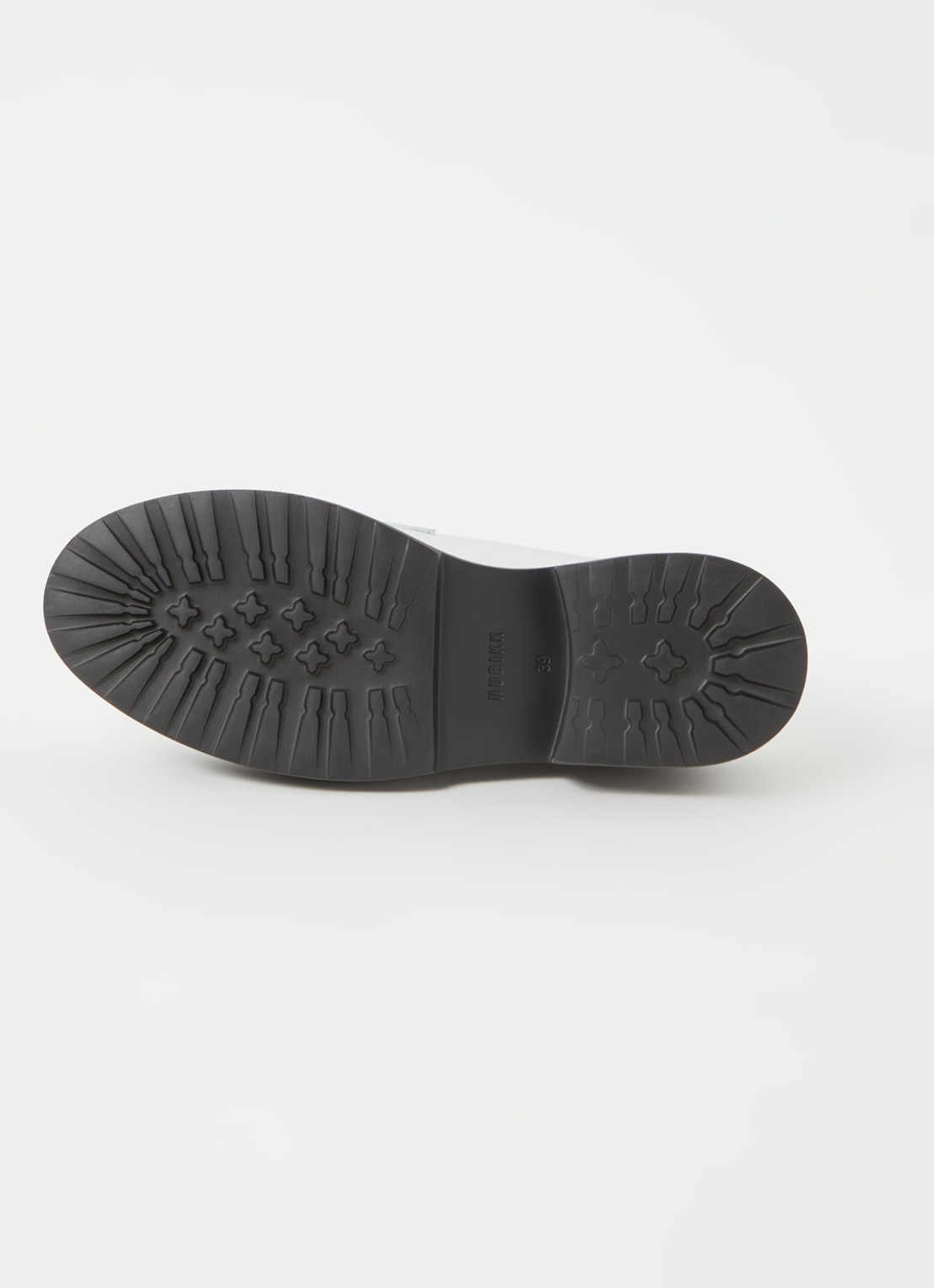 Nubikk Frankie loafers van leer met metallic finish - detail 5 zilver