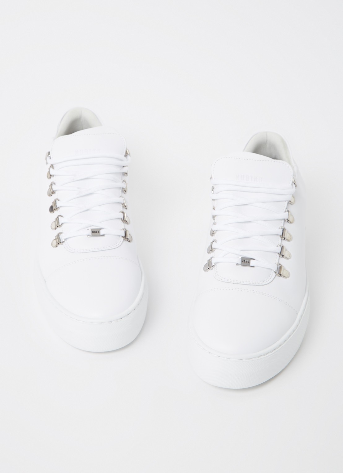 Nubikk Jagger Classic sneaker van kalfsleer - detail wit