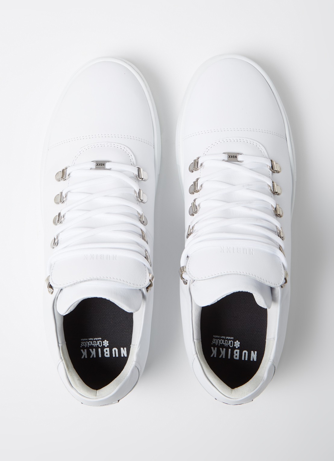 Nubikk Jagger Classic sneaker van kalfsleer - detail 3 wit