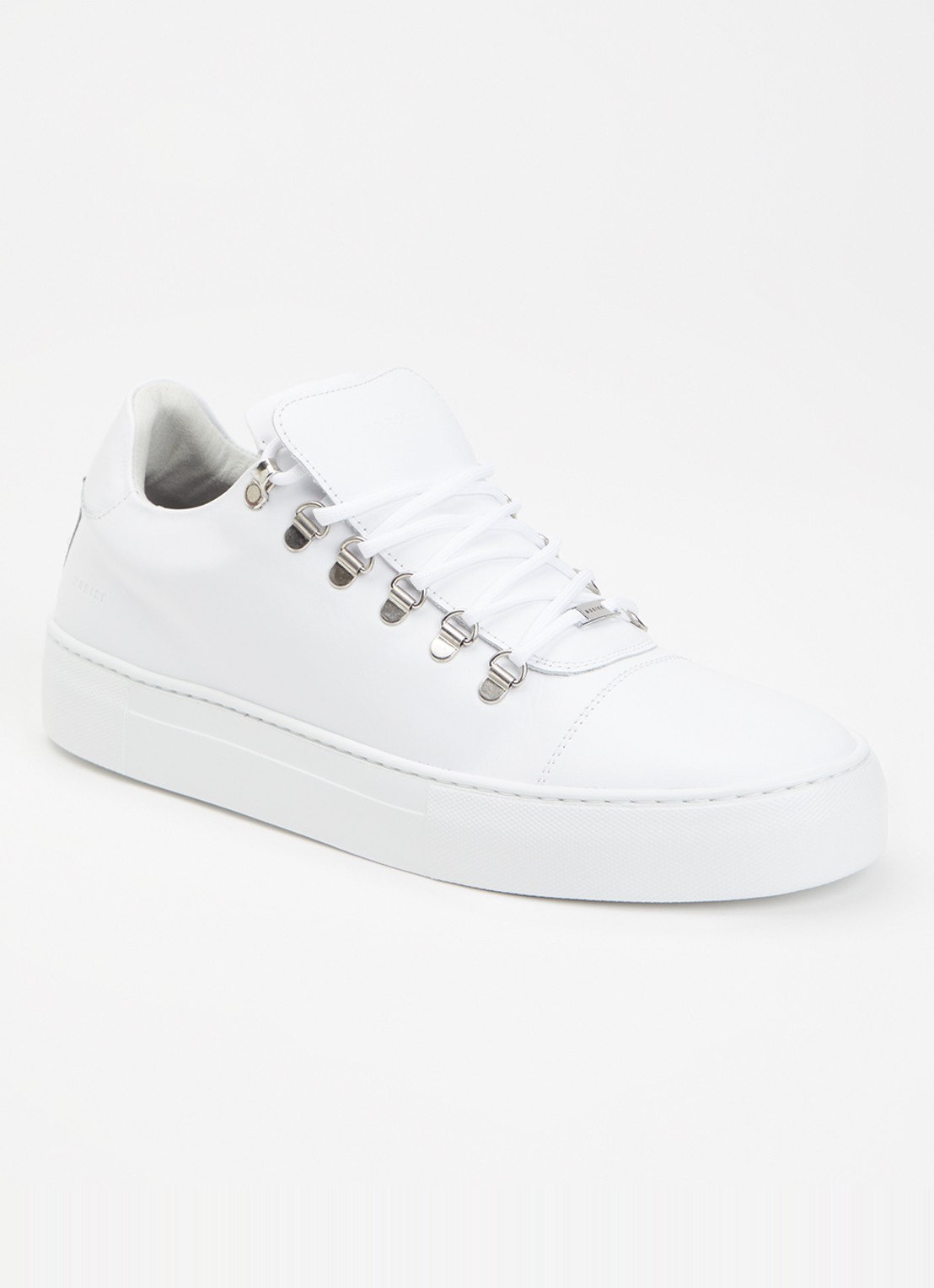Nubikk Jagger Classic sneaker van kalfsleer - voorkant 9 wit