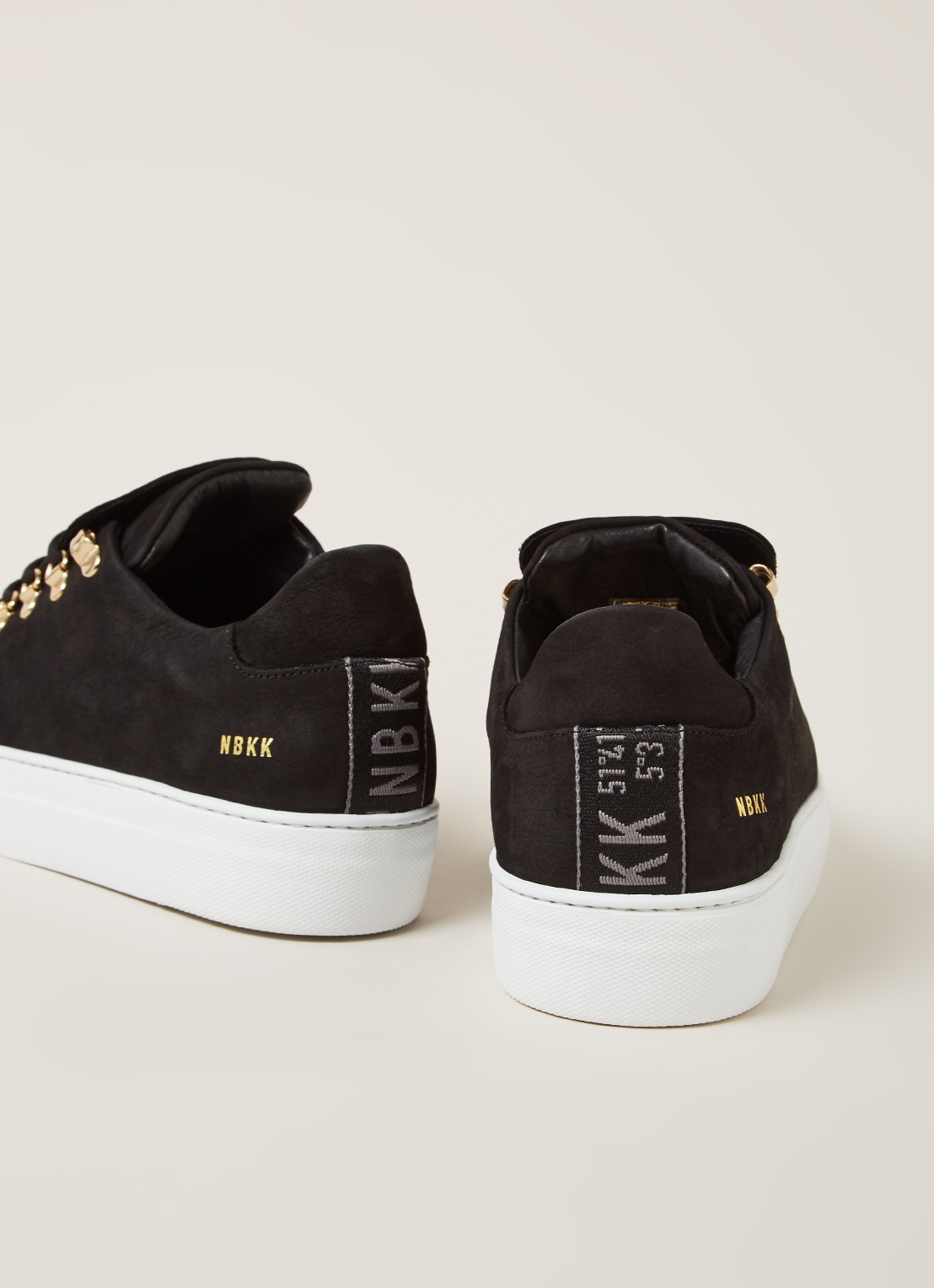 Nubikk Jagger Classic sneaker van nubuck  - detail 3 zwart