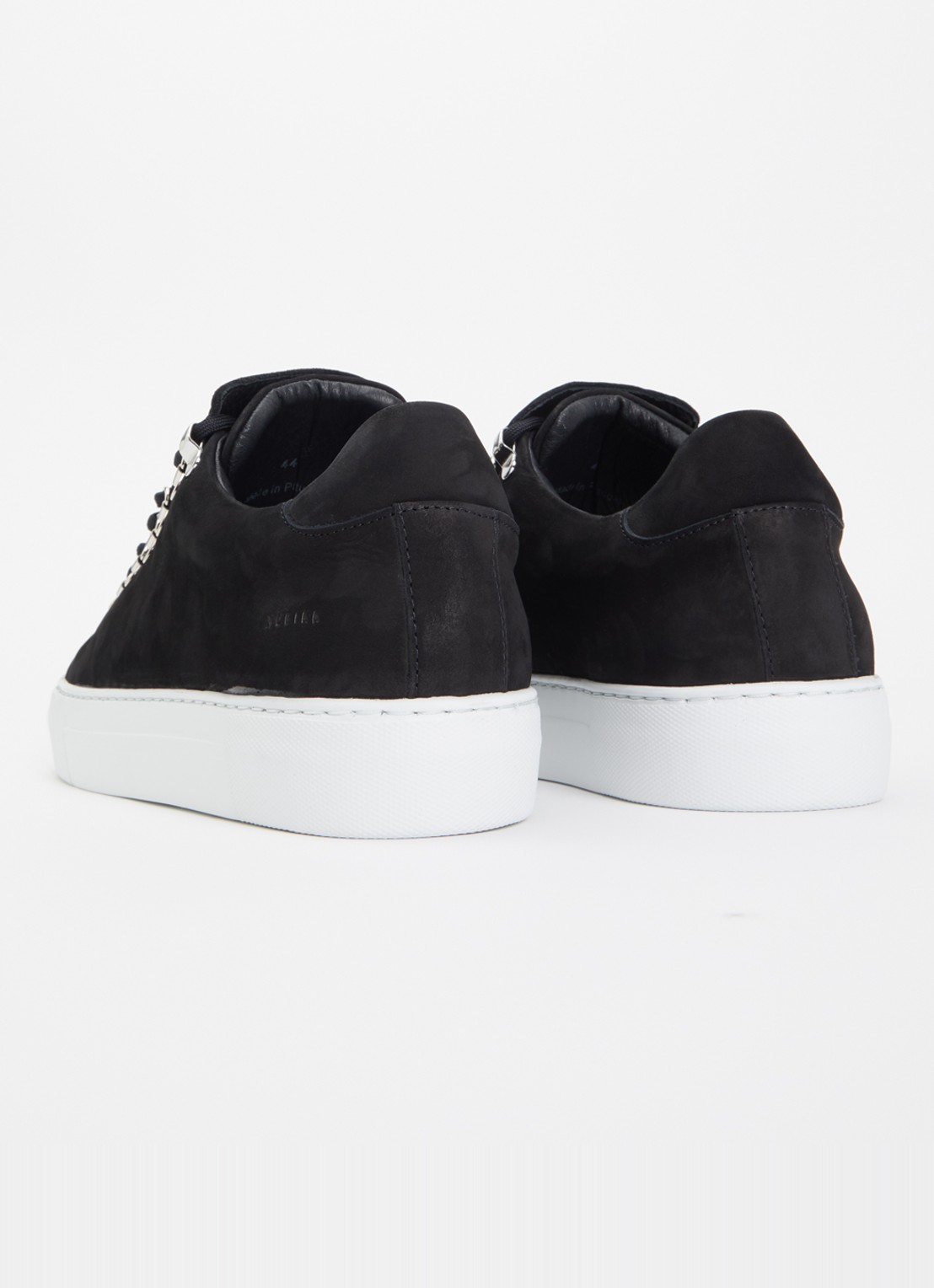 Nubikk Jagger Classic sneaker van nubuck  - achterkant 2 zwart