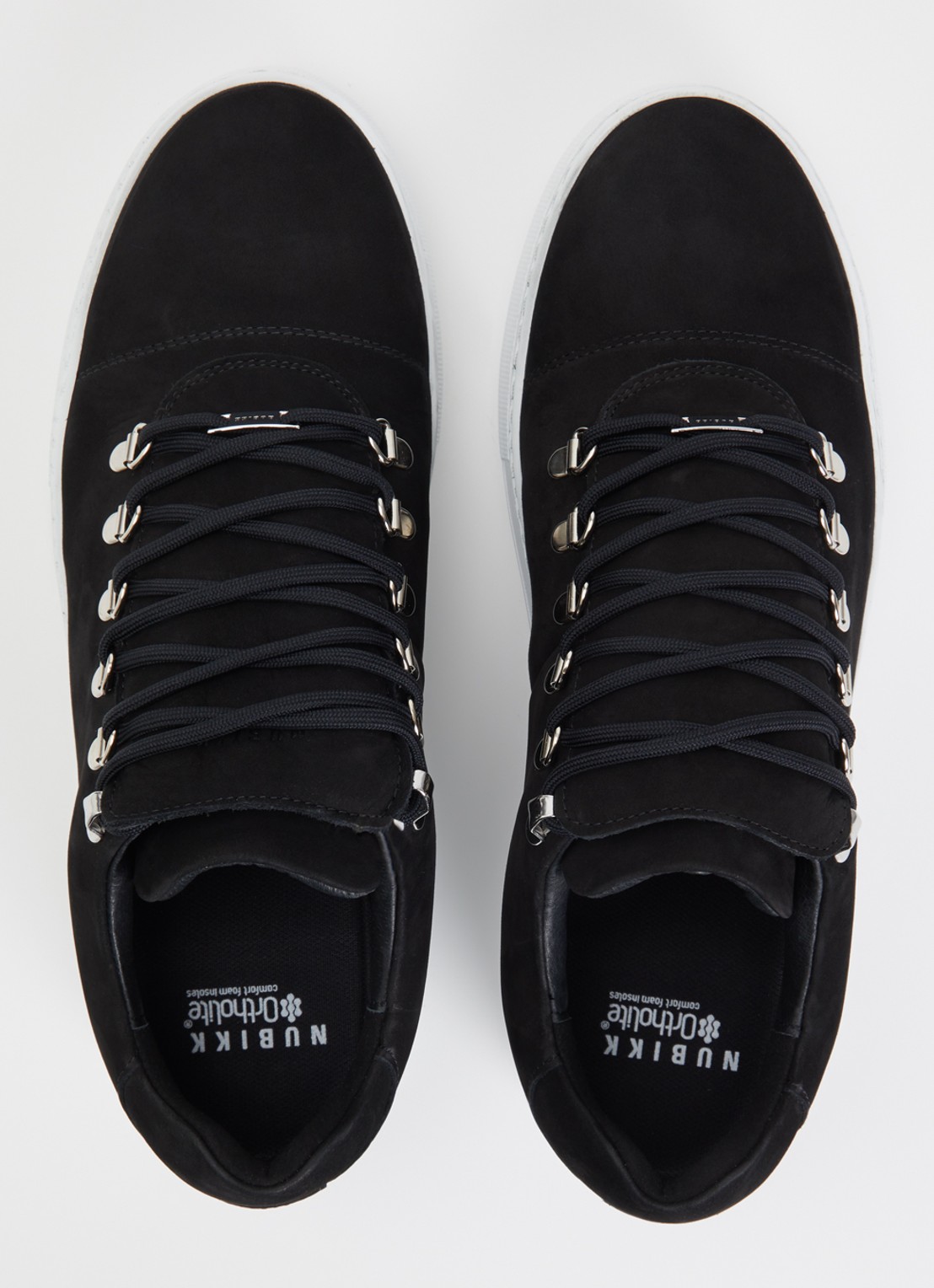 Nubikk Jagger Classic sneaker van nubuck  - detail 4 zwart
