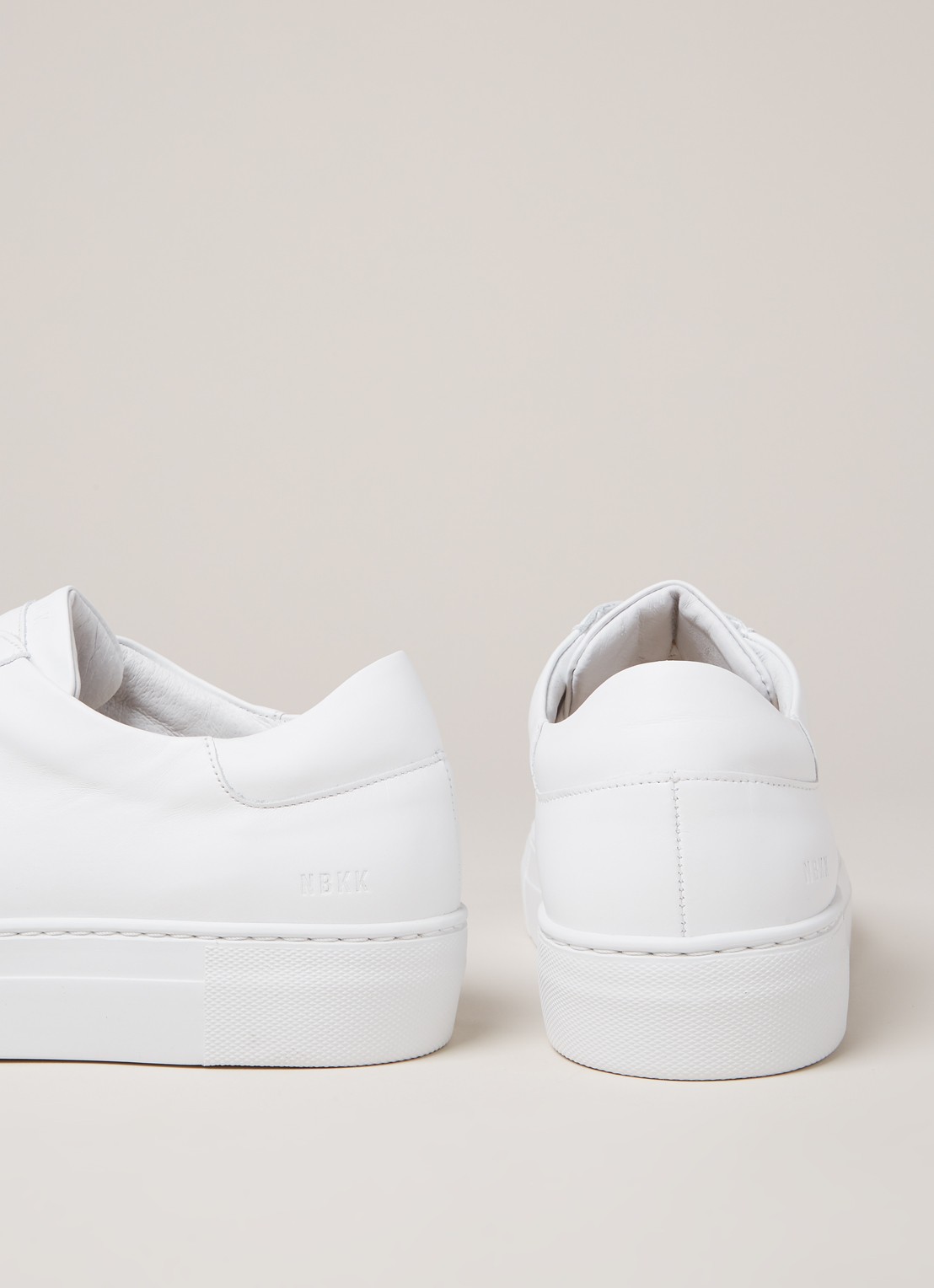 Nubikk Jagger Pure sneaker van leer - detail wit