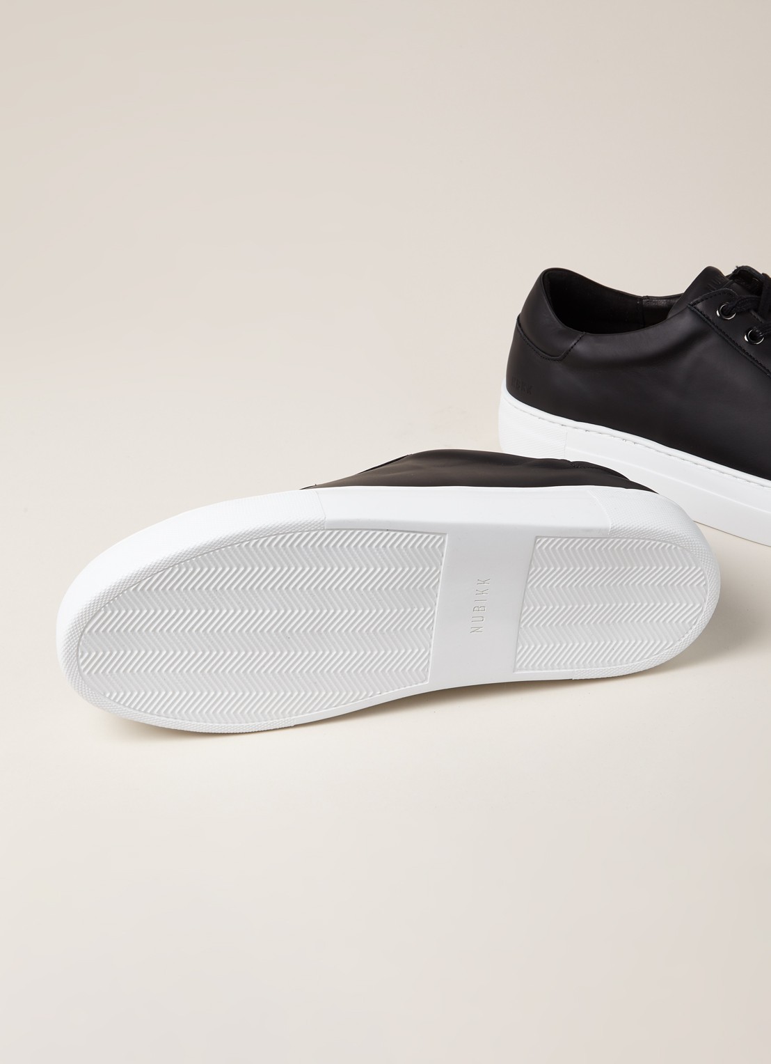 Nubikk Jagger Pure sneaker van leer - detail 3 zwart