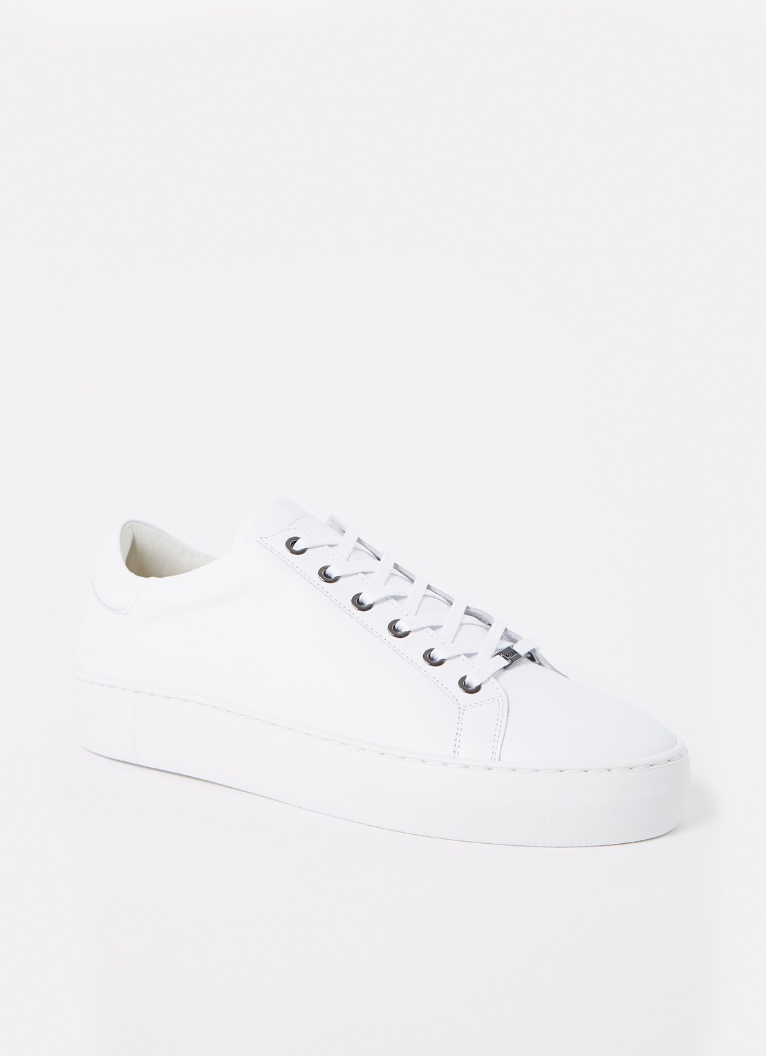 Nubikk Jagger Pure sneaker van leer  - voorkant wit