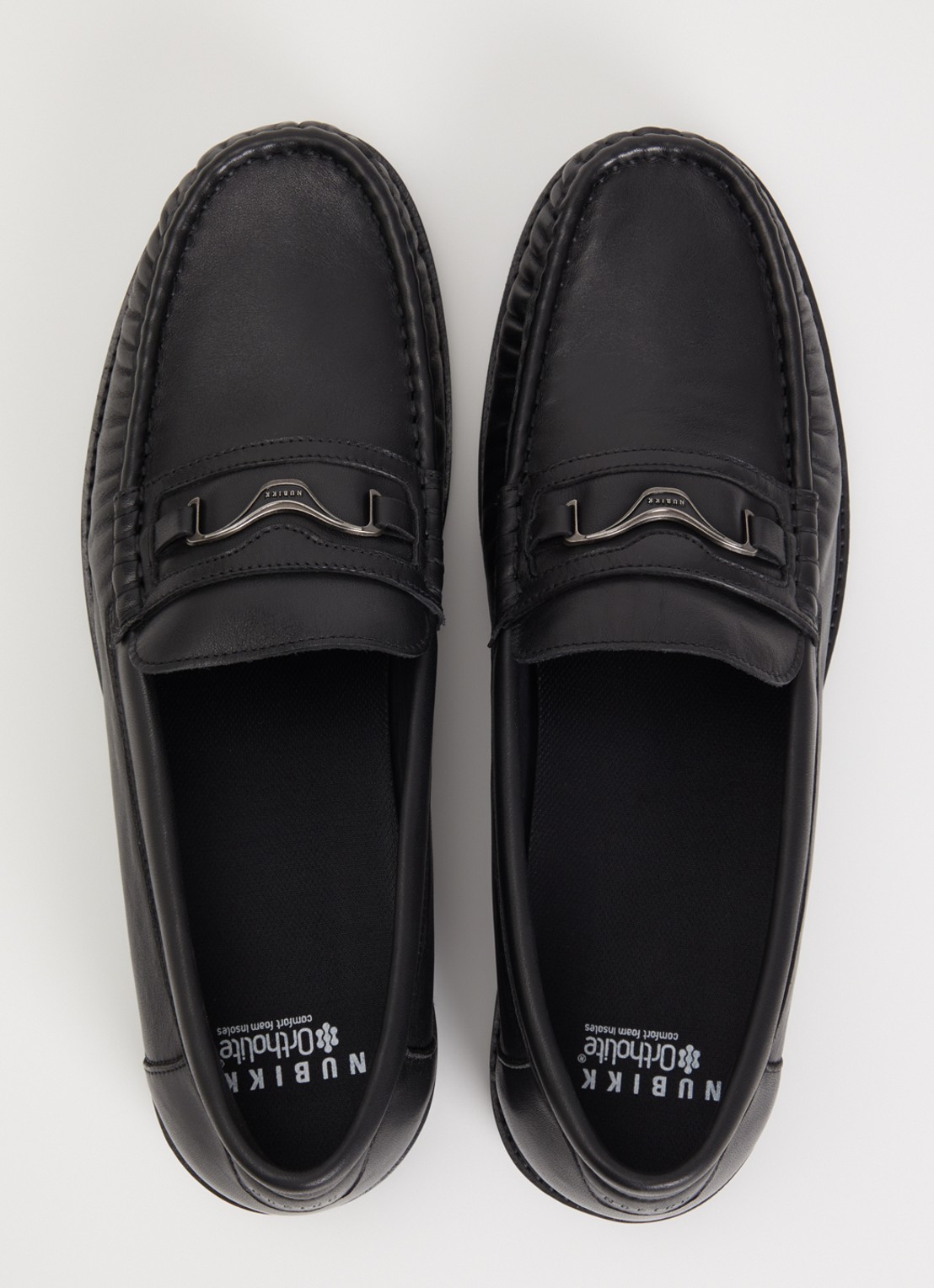 Nubikk James Gatsby loafer van leer  - detail 3 zwart
