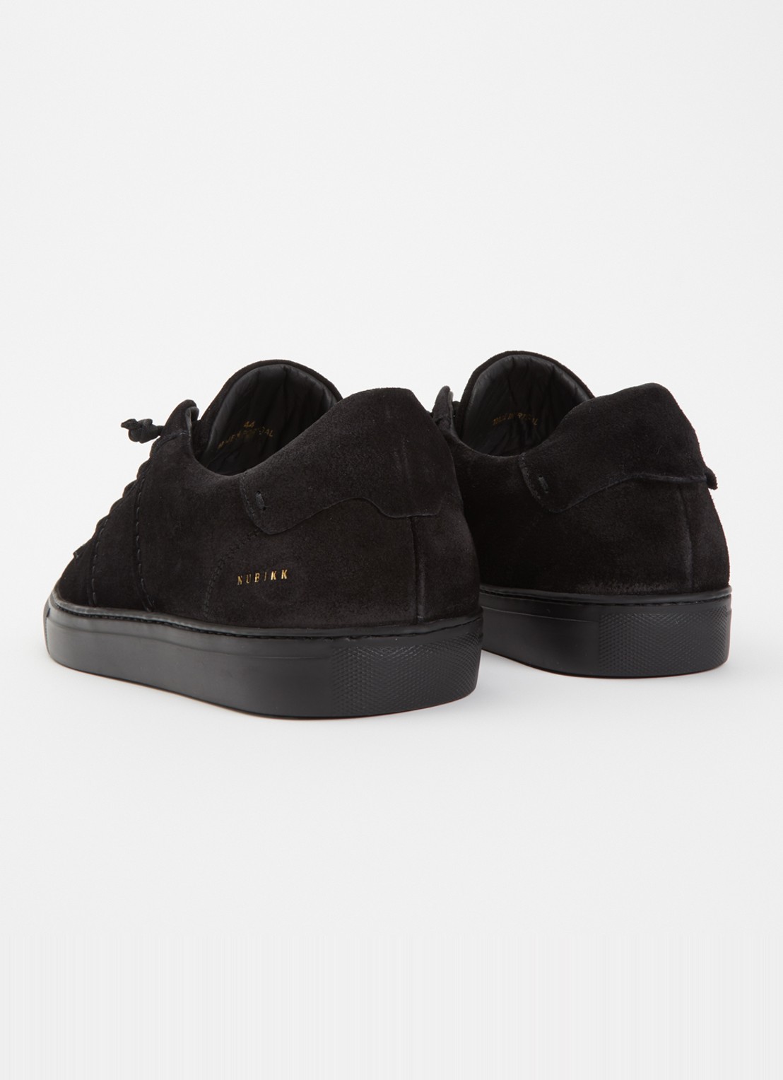 Nubikk Jase Ease sneaker van suède - achterkant 5 zwart