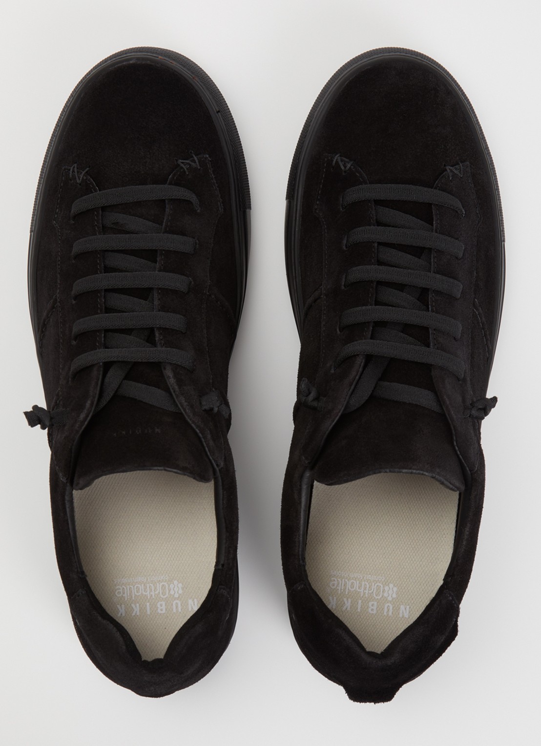 Nubikk Jase Ease sneaker van suède - detail 3 zwart