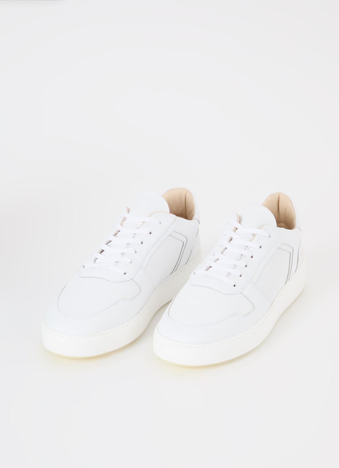 Nubikk Jiro Luca sneaker van leer - detail 6 wit