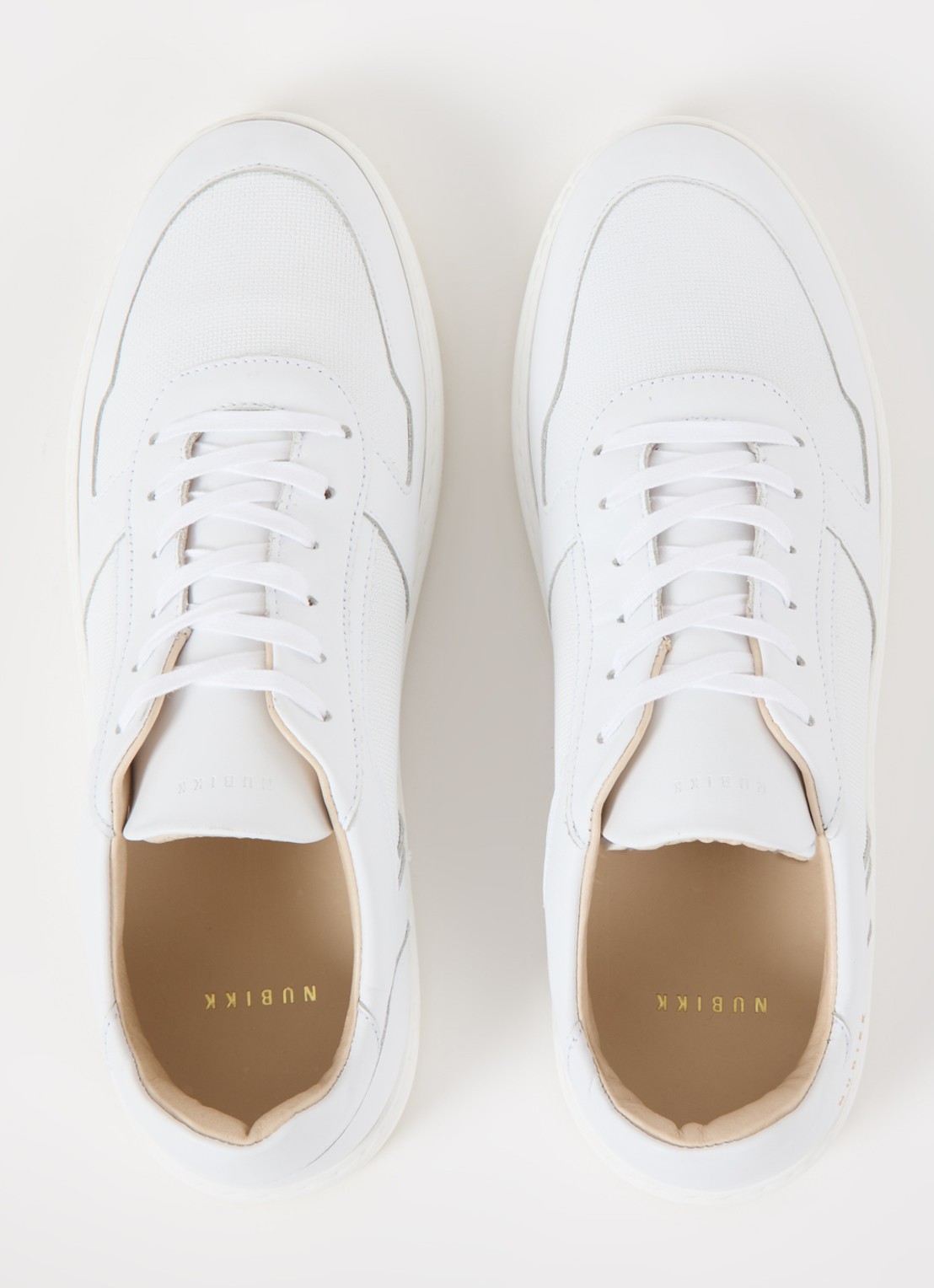 Nubikk Jiro Luca sneaker van leer - detail 7 wit