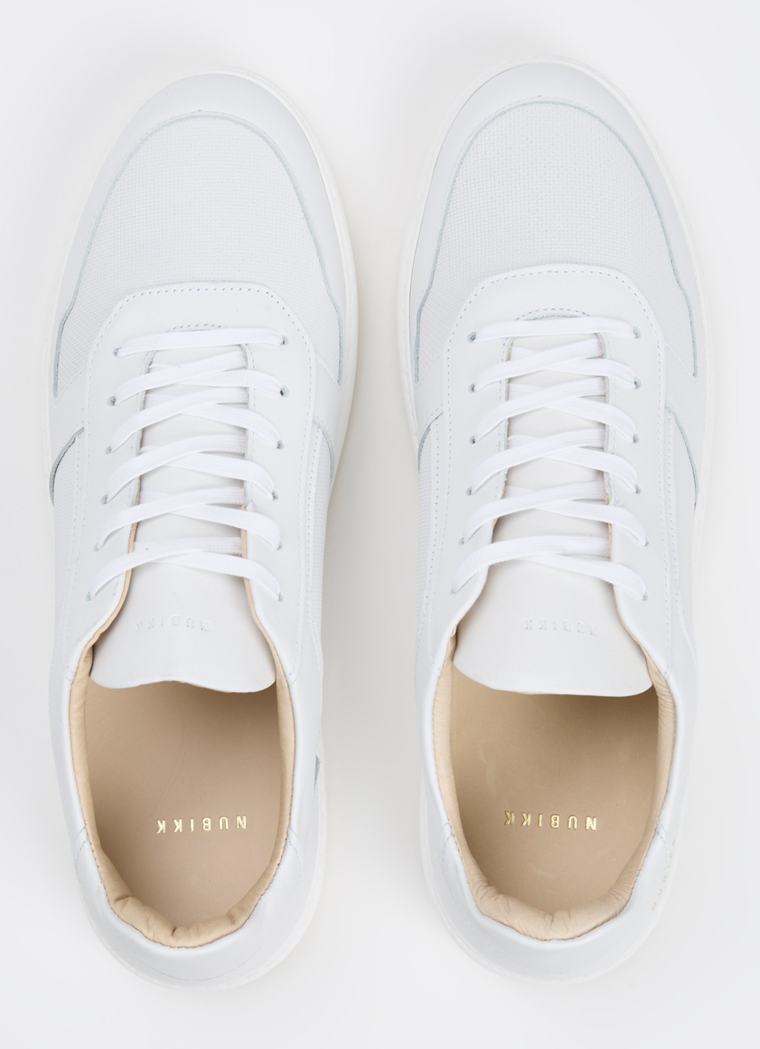Nubikk Jiro Luca sneaker van leer - detail 10 wit