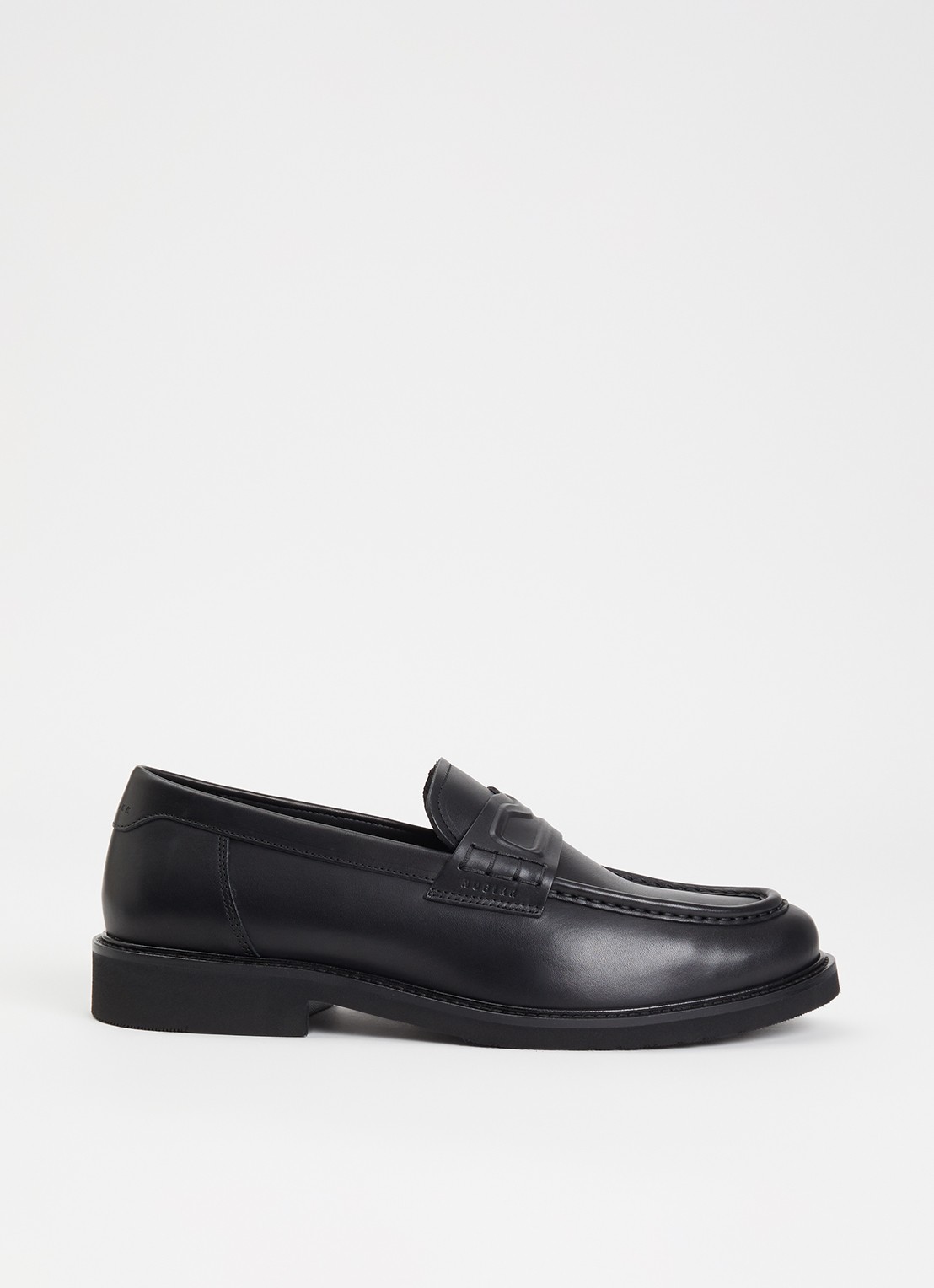 Nubikk Jones Gatsby loafer van leer - voorkant 2 zwart