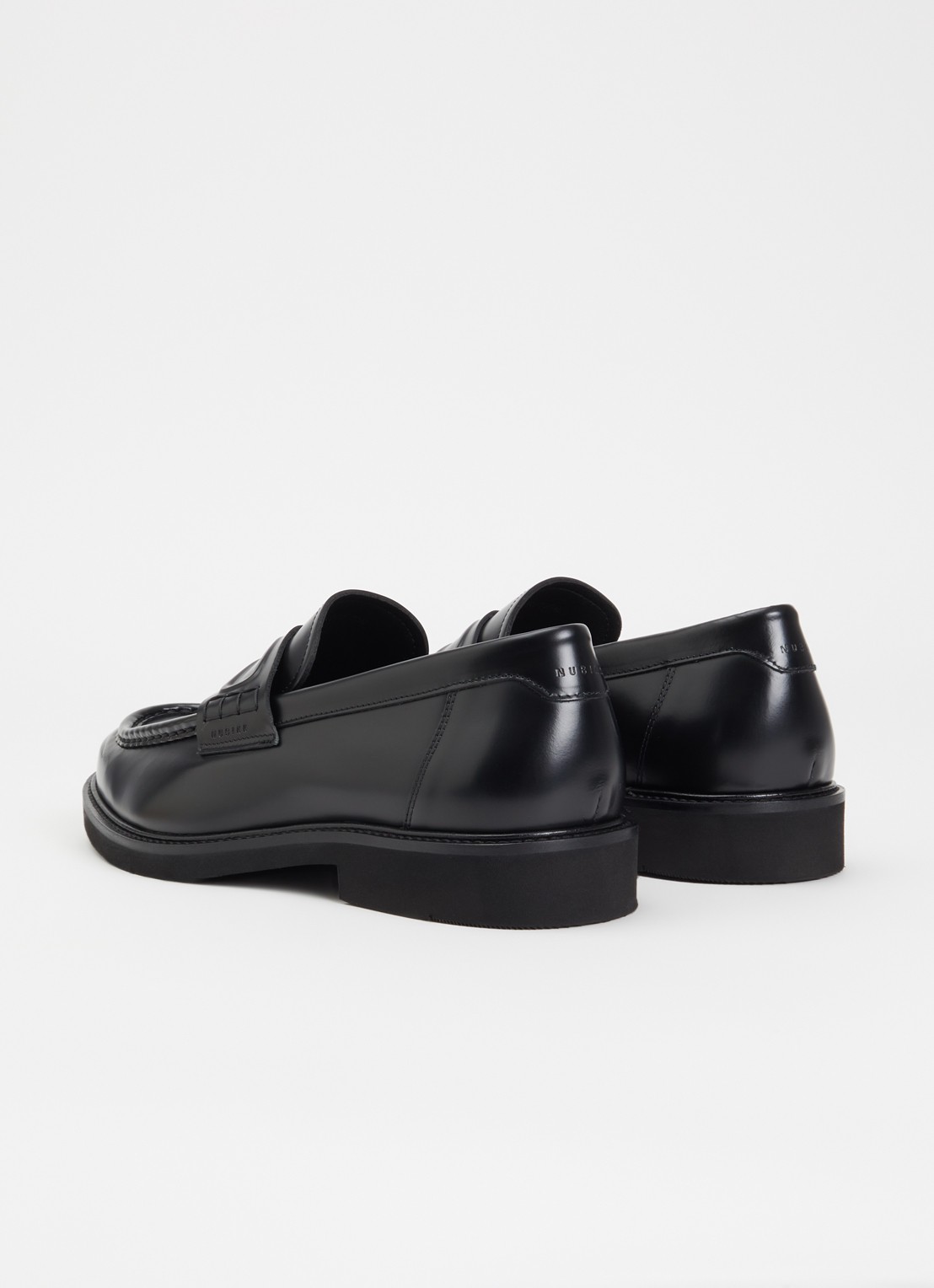 Nubikk Jones Gatsby loafer van leer - achterkant 2 zwart